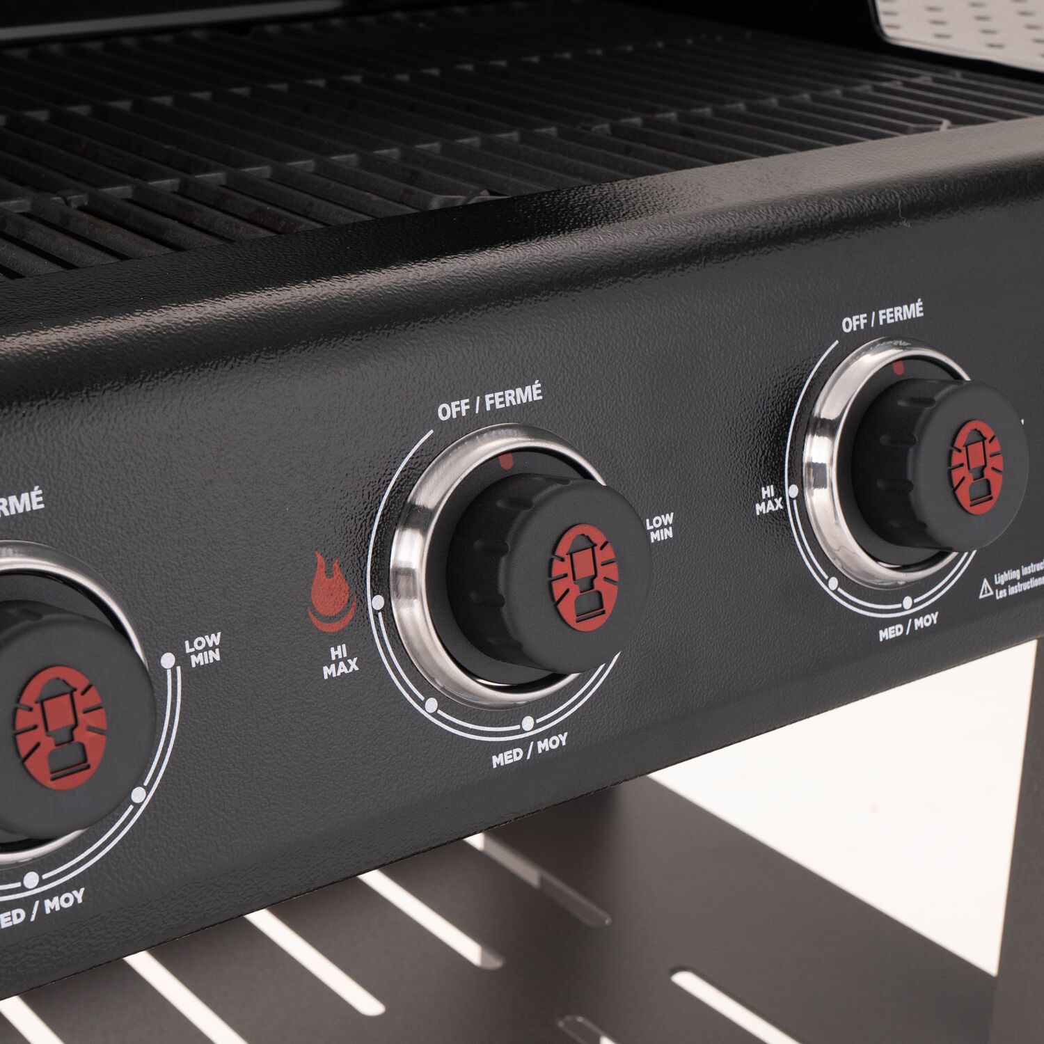 Coleman 4-Burner Stainless Steel Propane Gas Grill with Side Burner