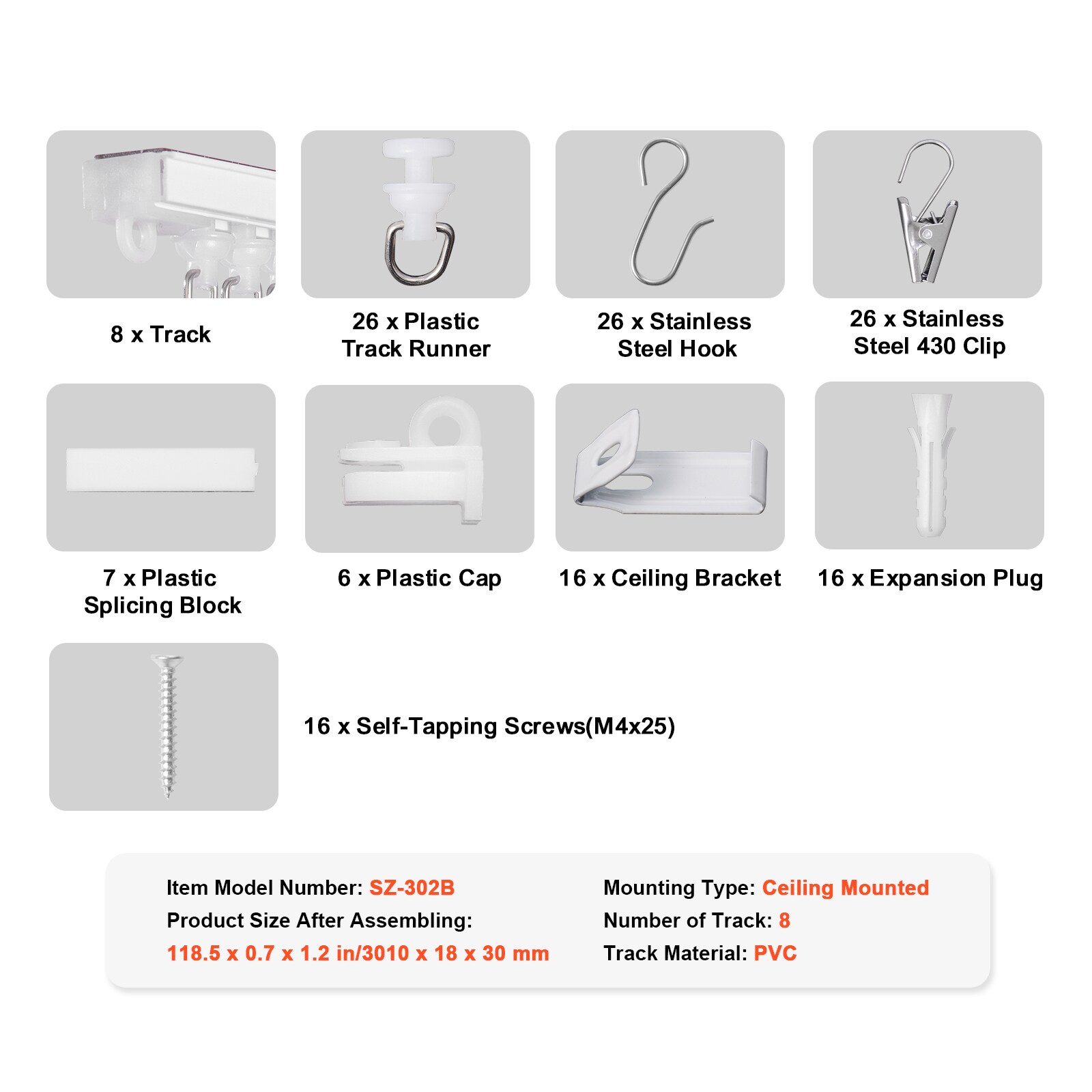 SVOPES SVOPESTHBCLGD10294V0 Curtain-Rods - View #8