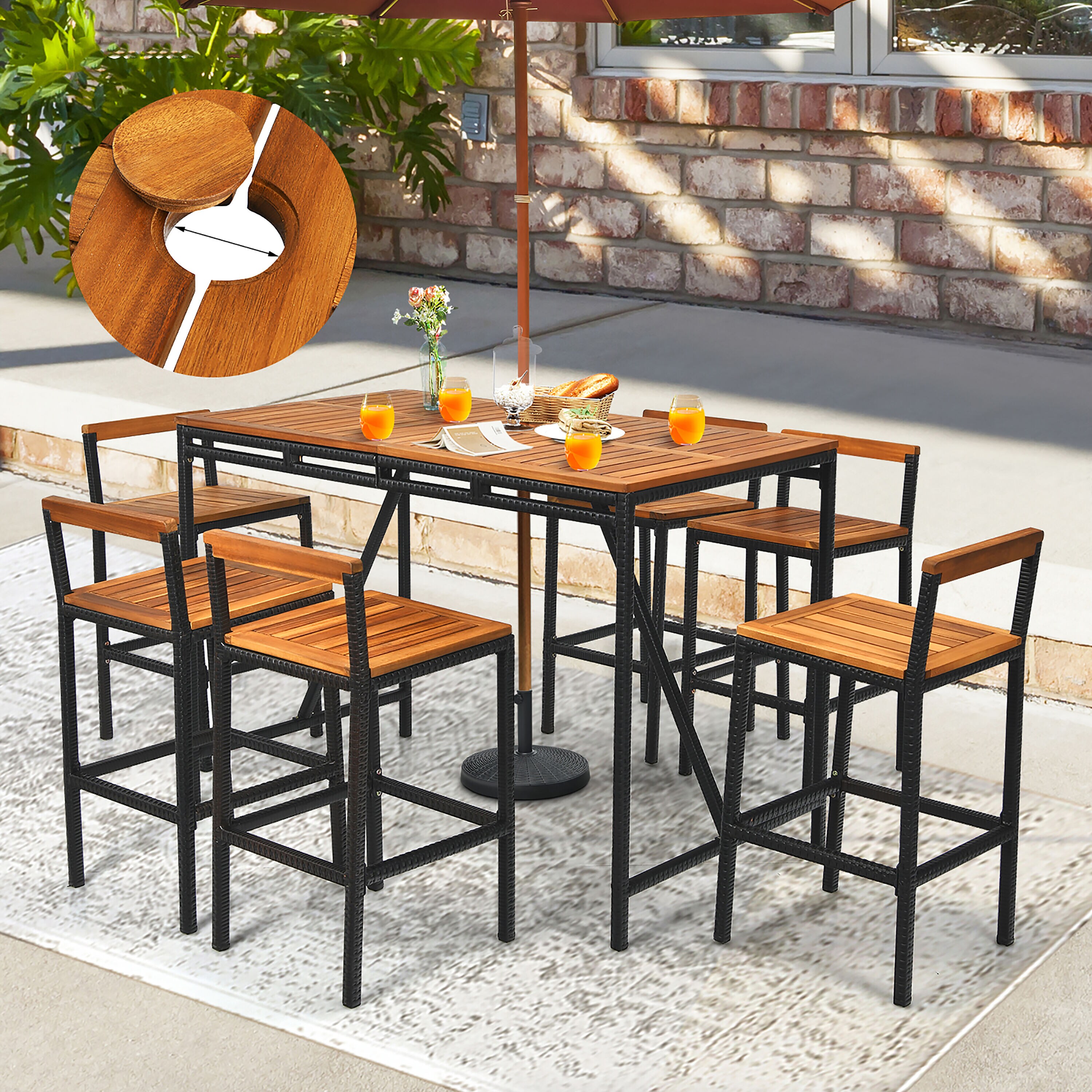 Costway HW68237+ Patio-Dining-Sets - View #5