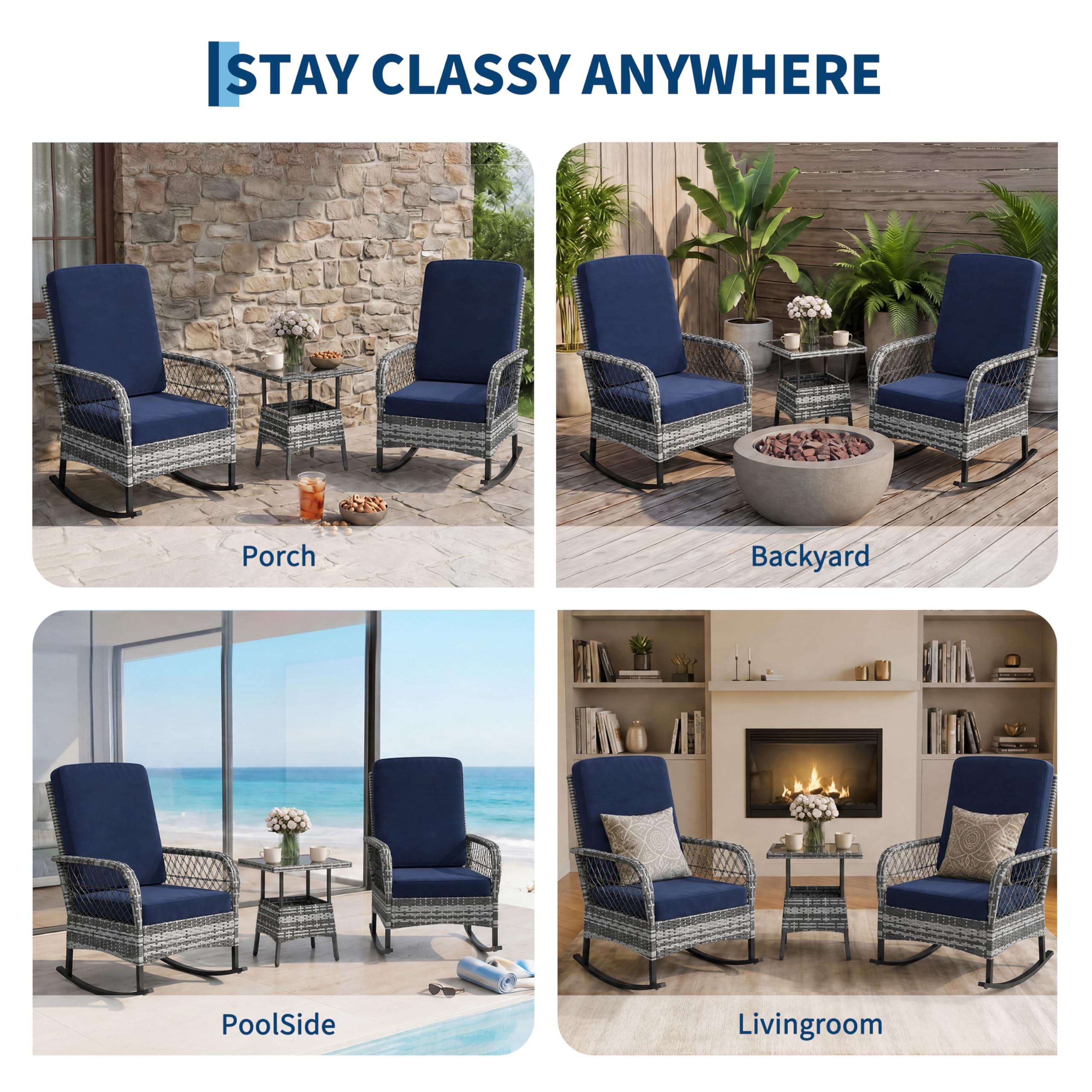 GarveeLife CLJ-TX4SMZ-ETS1VAX Patio-Conversation-Sets - View #8