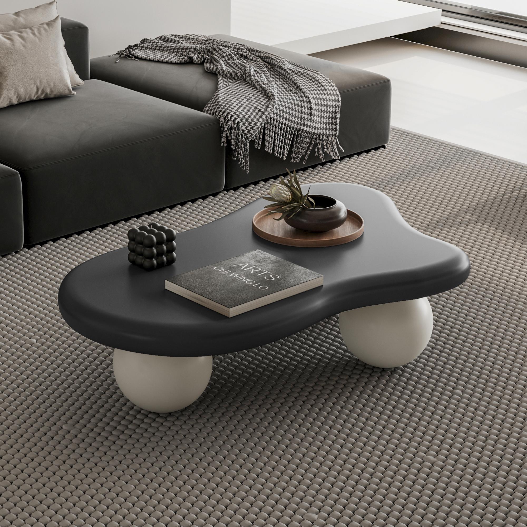 Bayfeve BF-1435S12-IN Cloud Shaped Coffee Table MDF MDF Modern Coffee Table