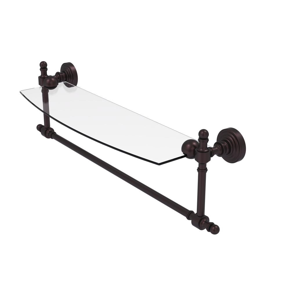 Allied Brass RW-33TB/18-ABZ Retro Wave Antique Bronze Wall mount Bathroom Shelf ( 18-in x 5-in x 5-in )