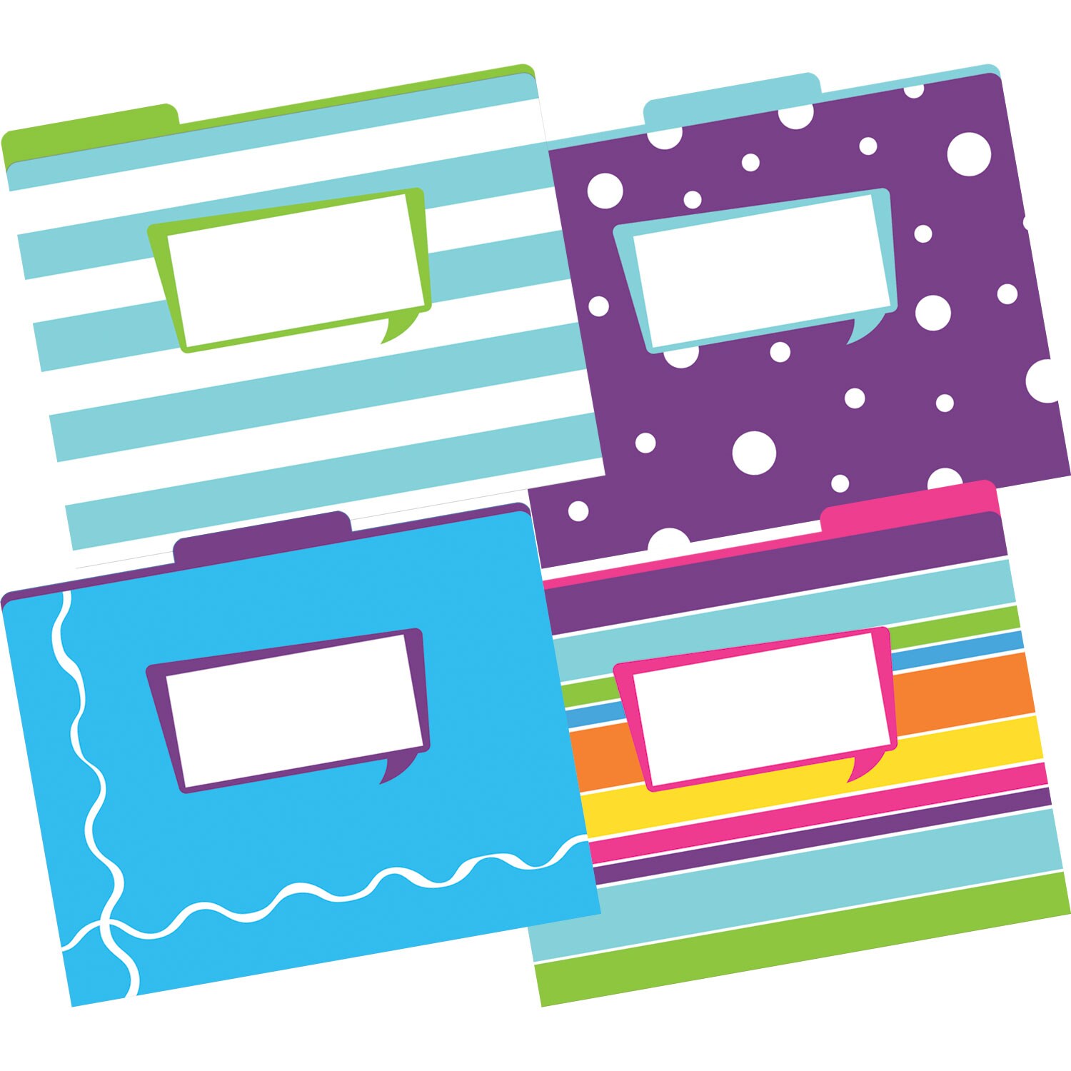 Barker Creek BCPLL1334-2 24-Pack Paper 8-1/2-in x 11-in File Folder