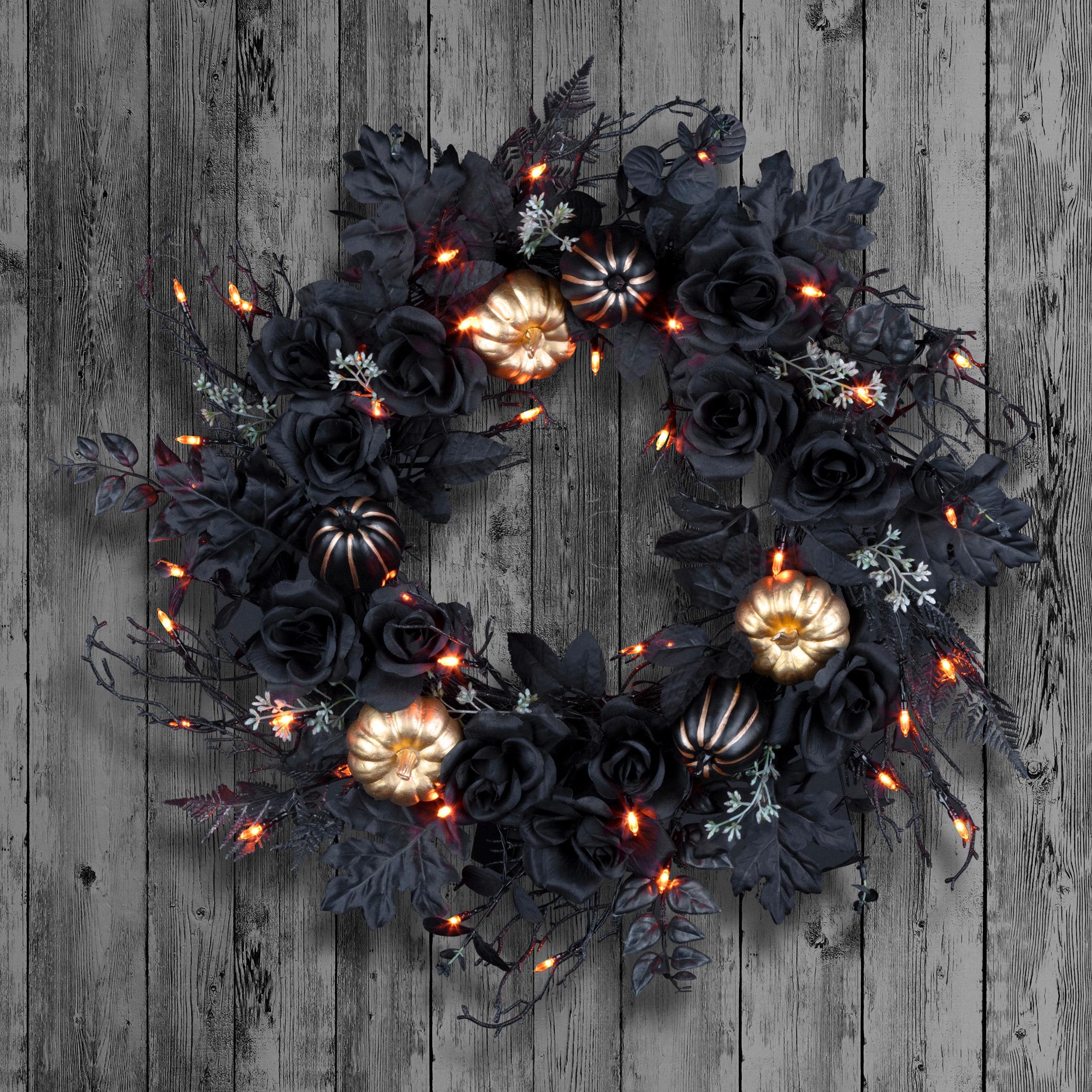National Tree Company JH100-23FD0148-B1 Artificial-Halloween-Wreaths - View #2