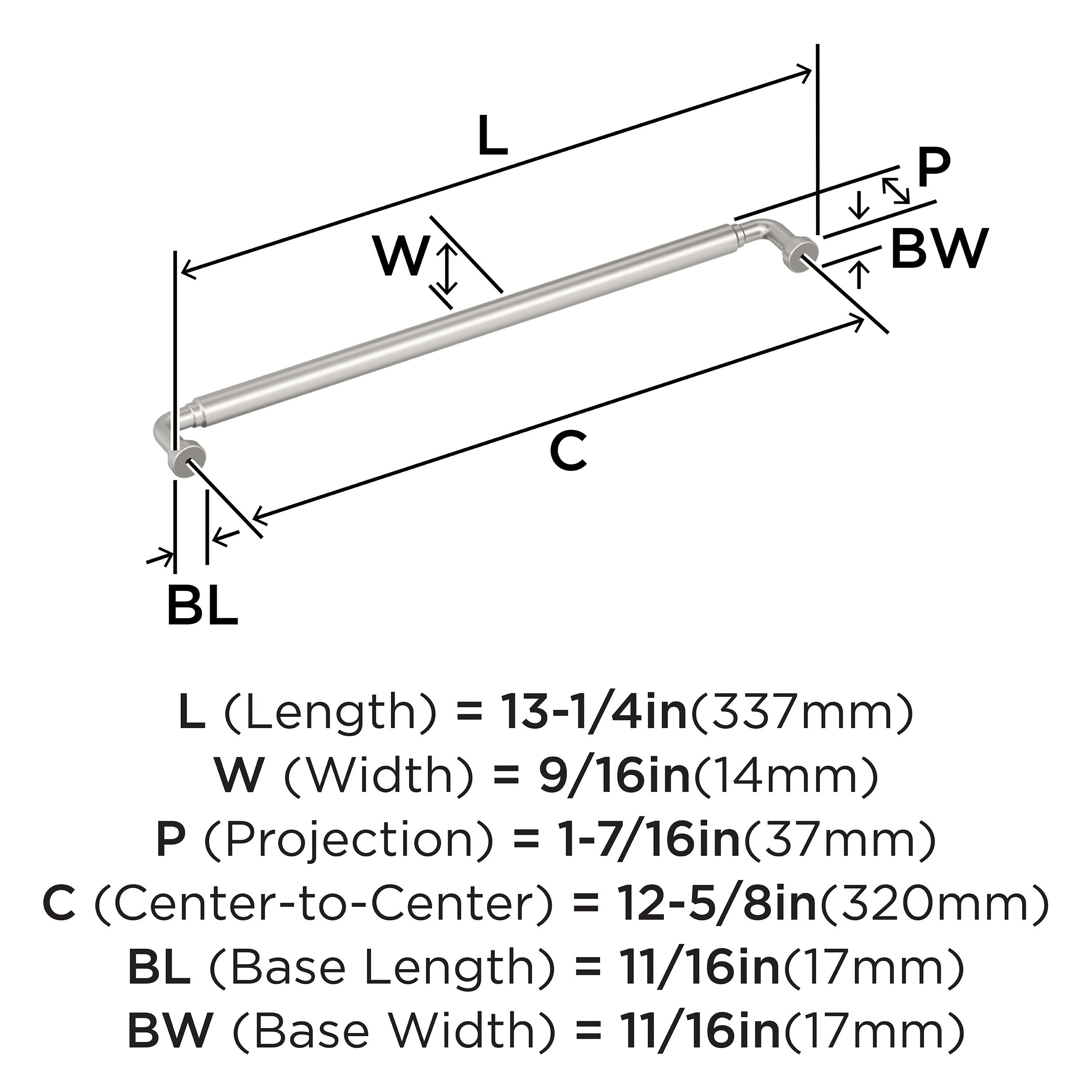 Amerock BP37668G10 Cabinet-Pulls - View #4