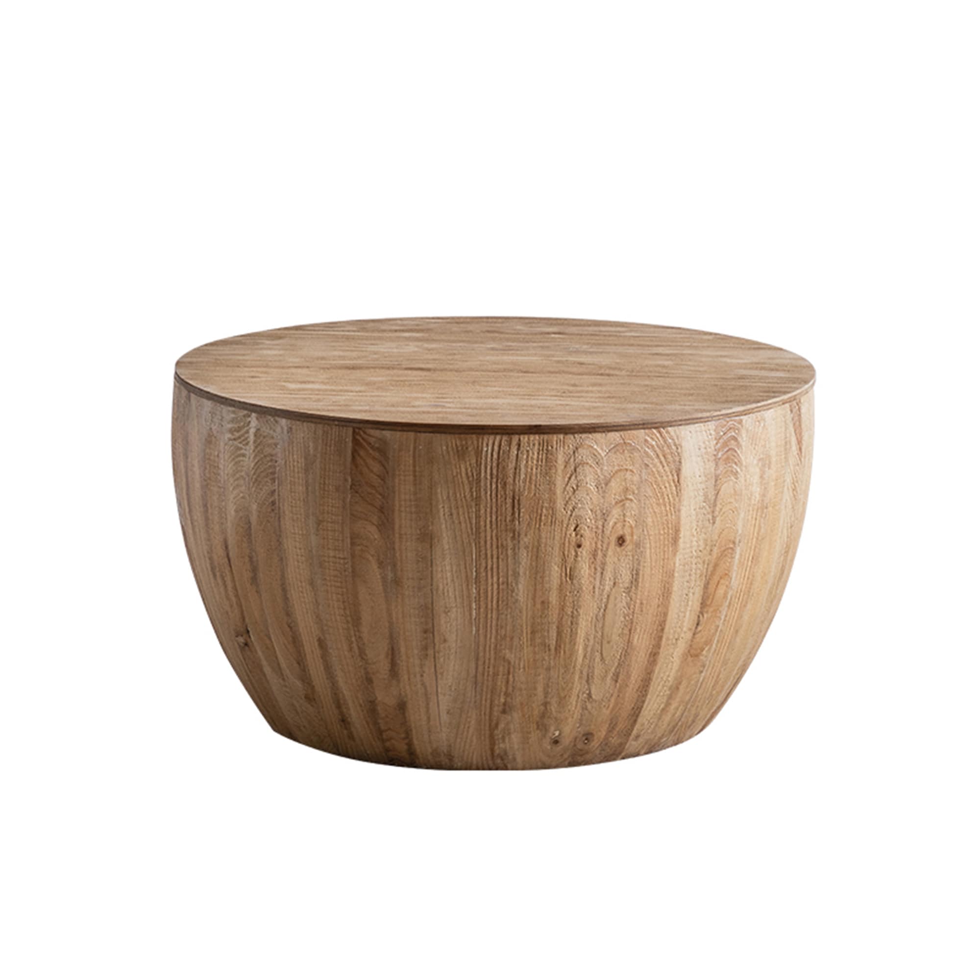 SINOFURN SYB930061WD Natural MDF Modern Coffee Table with Storage