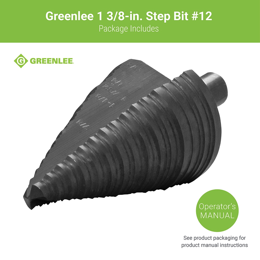 Greenlee GSB12 Metal-Step-Drill-Bits - View #13