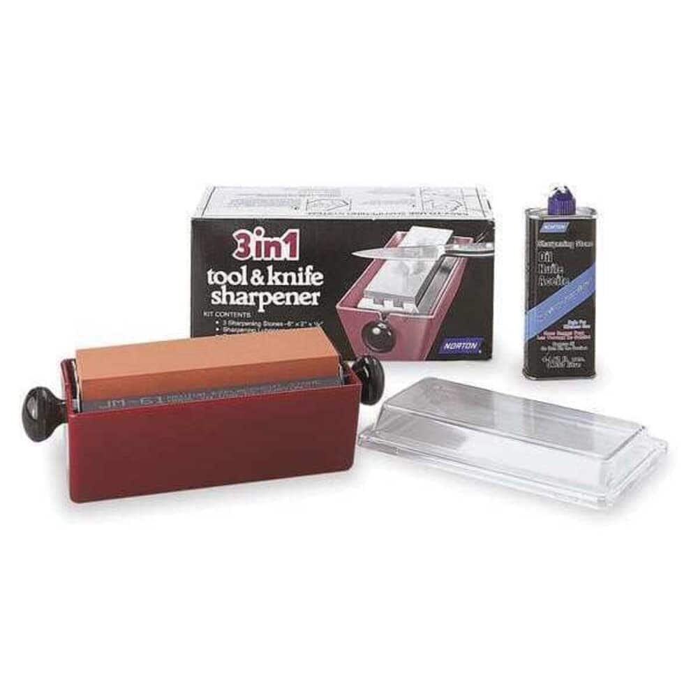 Norton Abrasives  Knife SharpenerCutleryWoodworking 61463685356