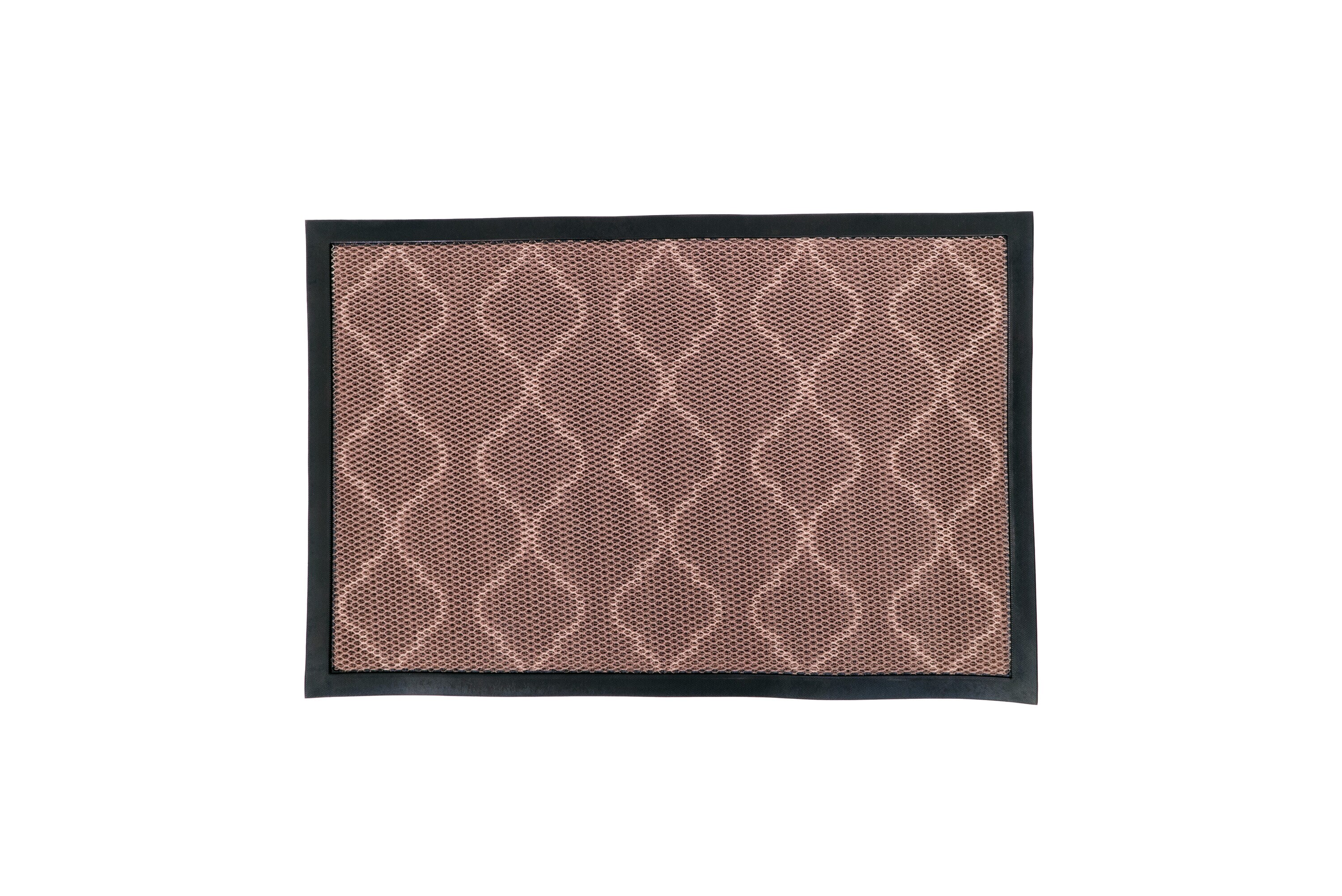 Yeiser Research & Development LG8019BN 24-in x 36-in Brown Rubber Non-Slip Grip Indoor or outdoor Door Mat