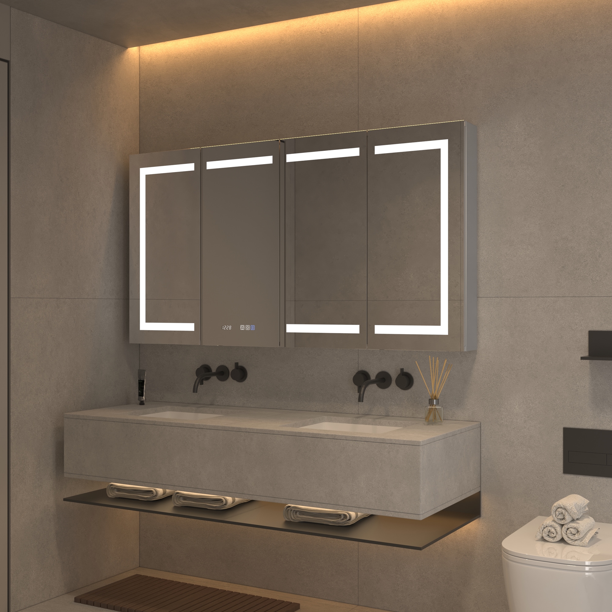 AAZJ JDEX-MC6032V4DX Bathroom-Medicine-Cabinets - View #3