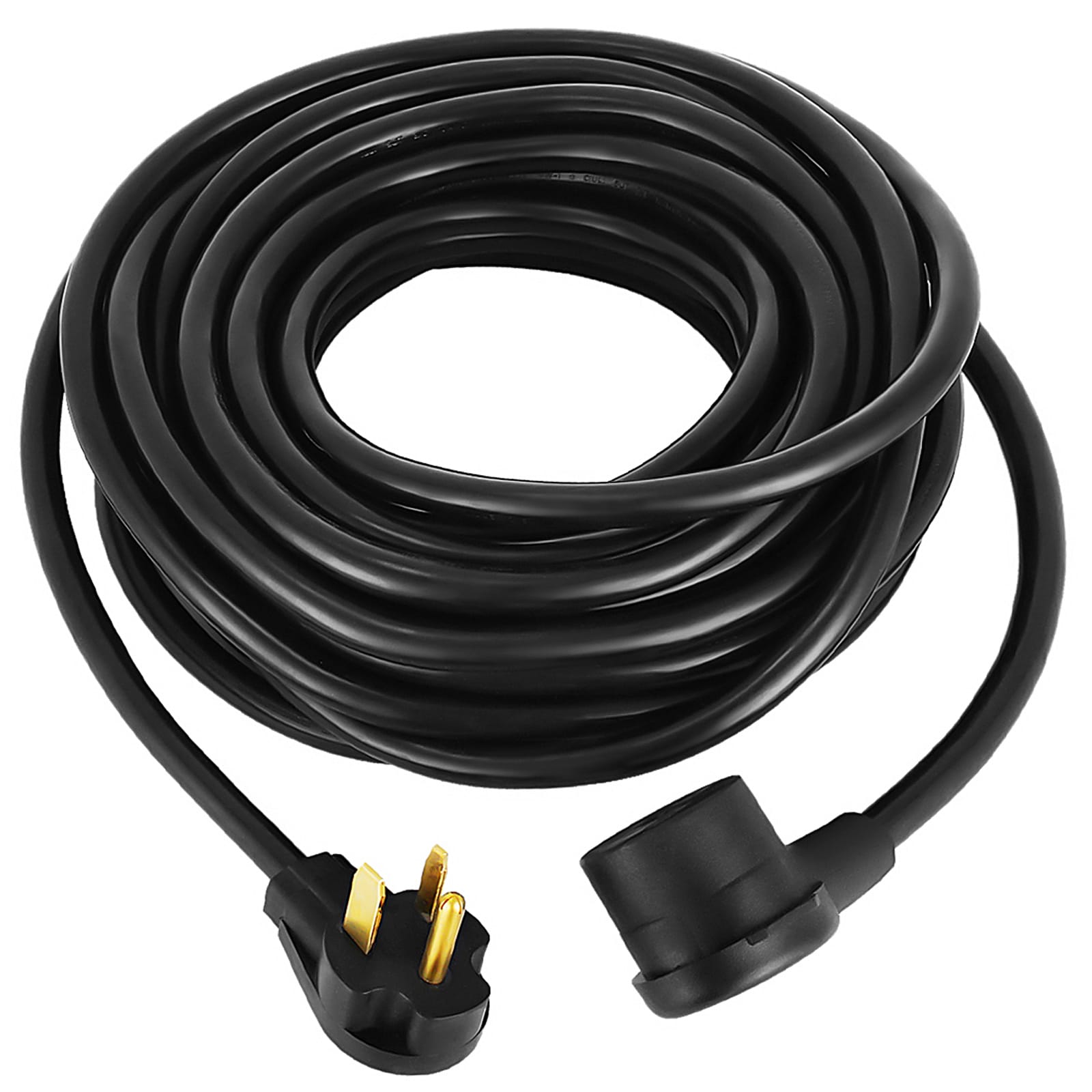 Mecale 40-Amp Welder Extension Cord 50-ft 250V NEMA 6-50 8-Gauge STW Welding Power Cord Black
