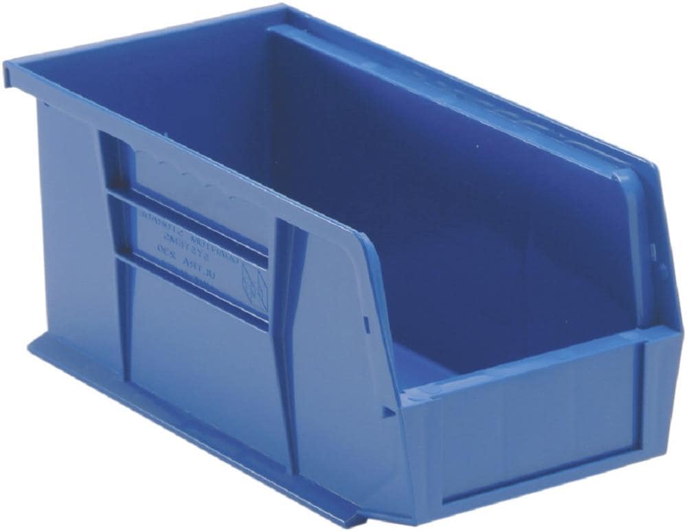 Quantum Storage Systems QUS230BL ULTRA ( 5.5-in W x 5-in H x 10.875-in D ) Blue Polypropylene Stackable Bin