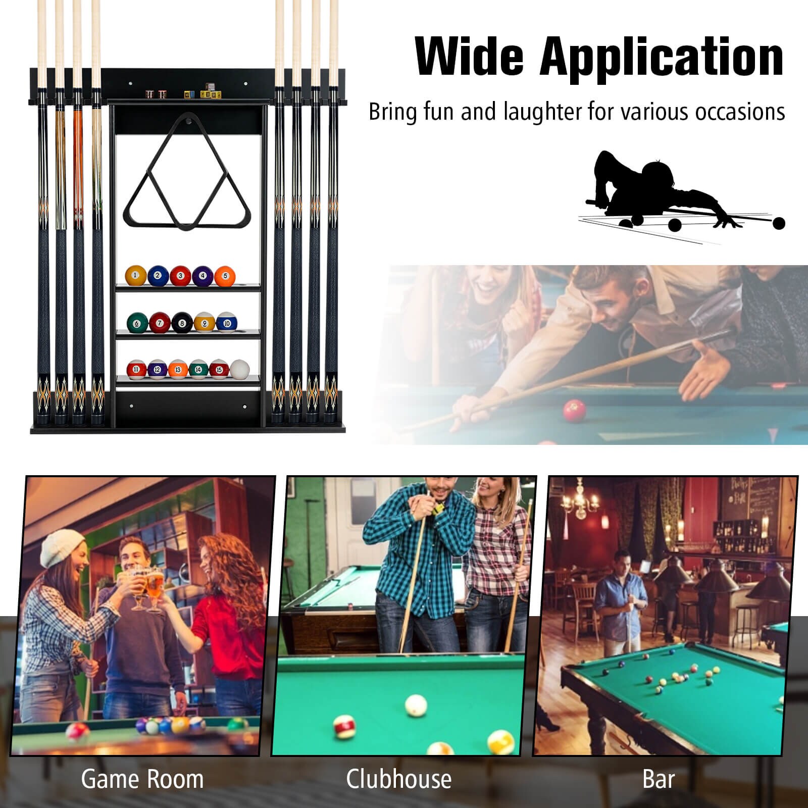 SUGIFT ZMLW014SUGHY1402 Pool-Cue-Racks - Thumbnail View #5