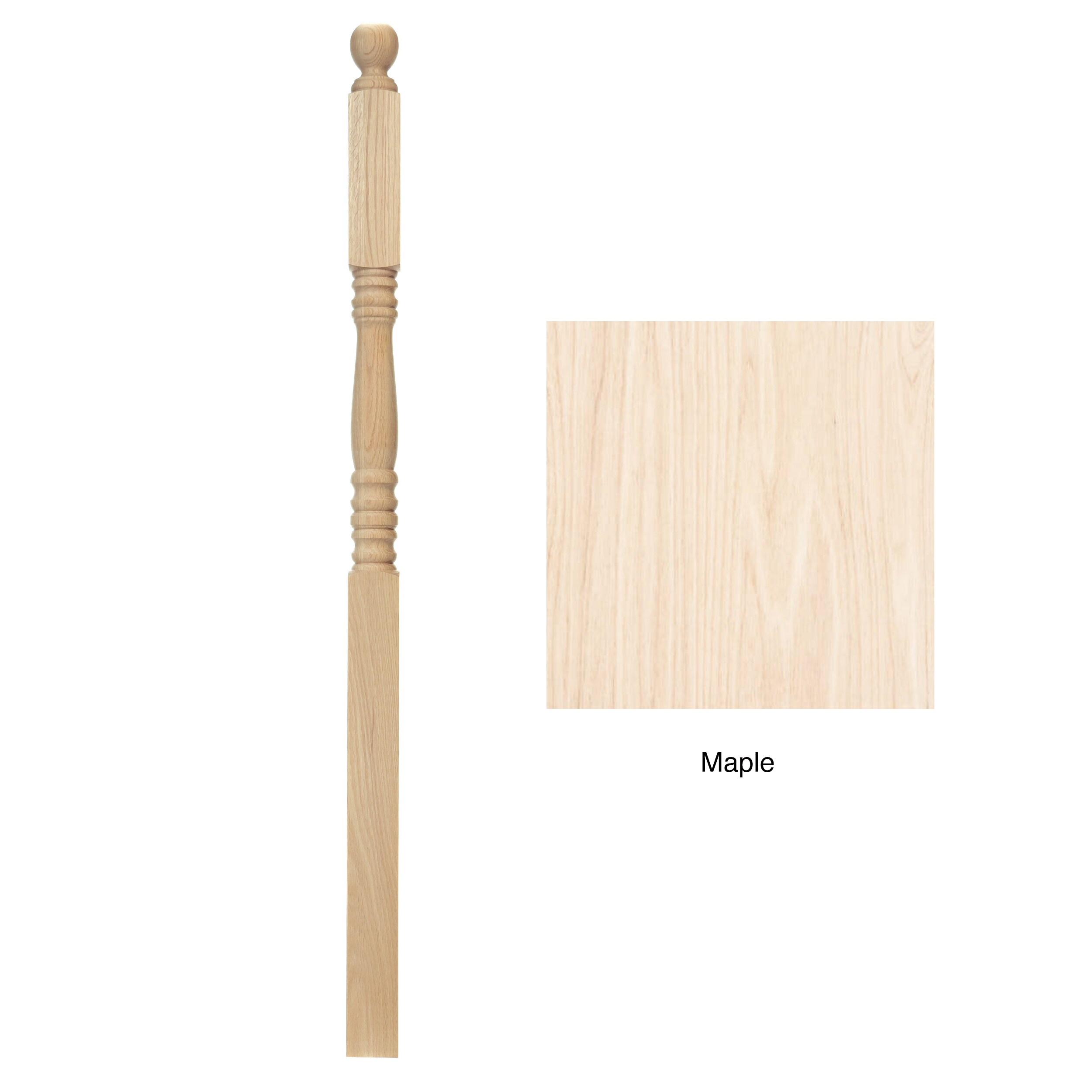 RELIABILT WG3515BT59MAP Interior-Stairpart-Newel-Posts - View #2