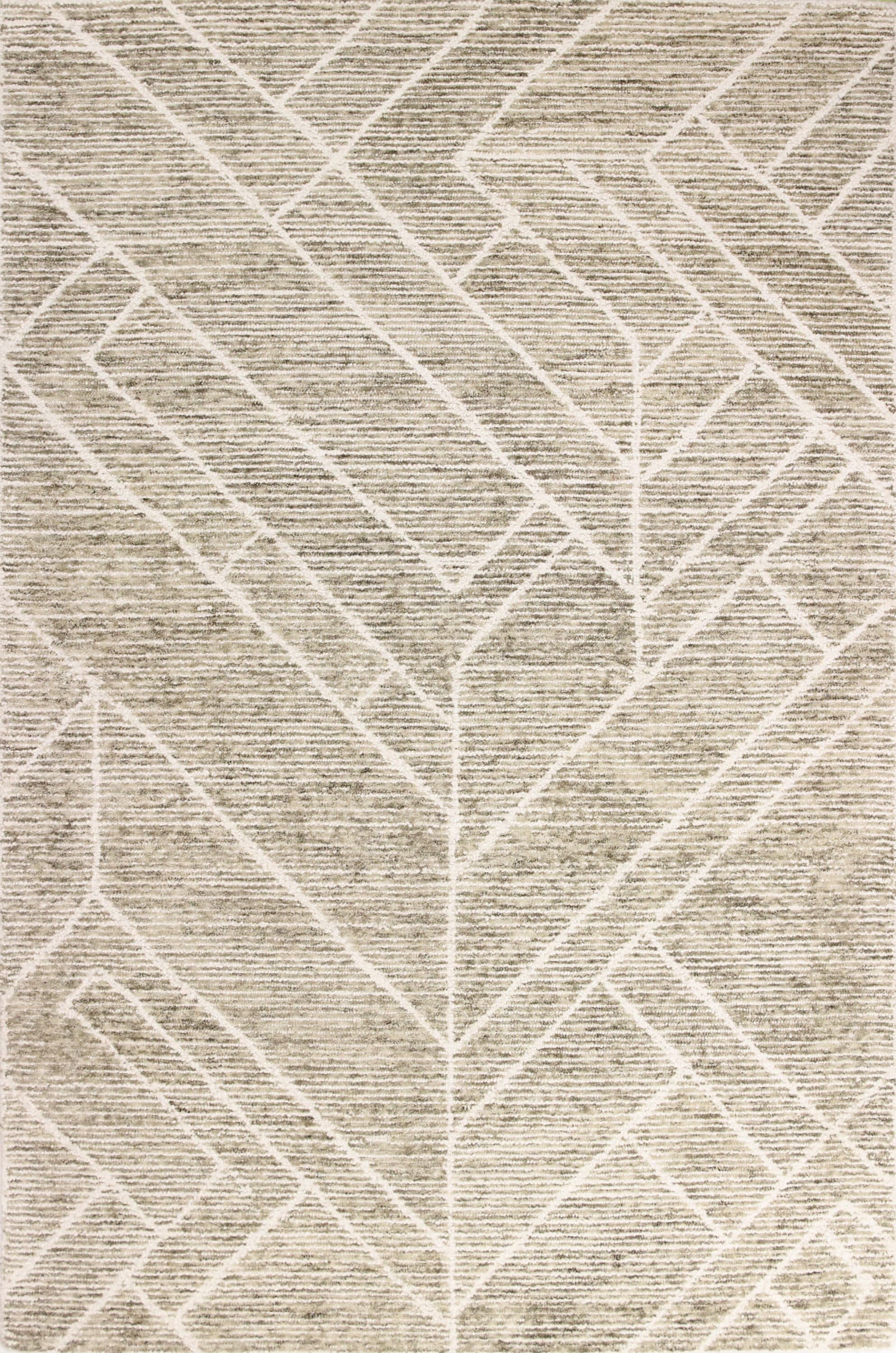 Bashian 649652295886 4 X 6 (ft) Wool Wheat Indoor Geometric Moroccan Area Rug
