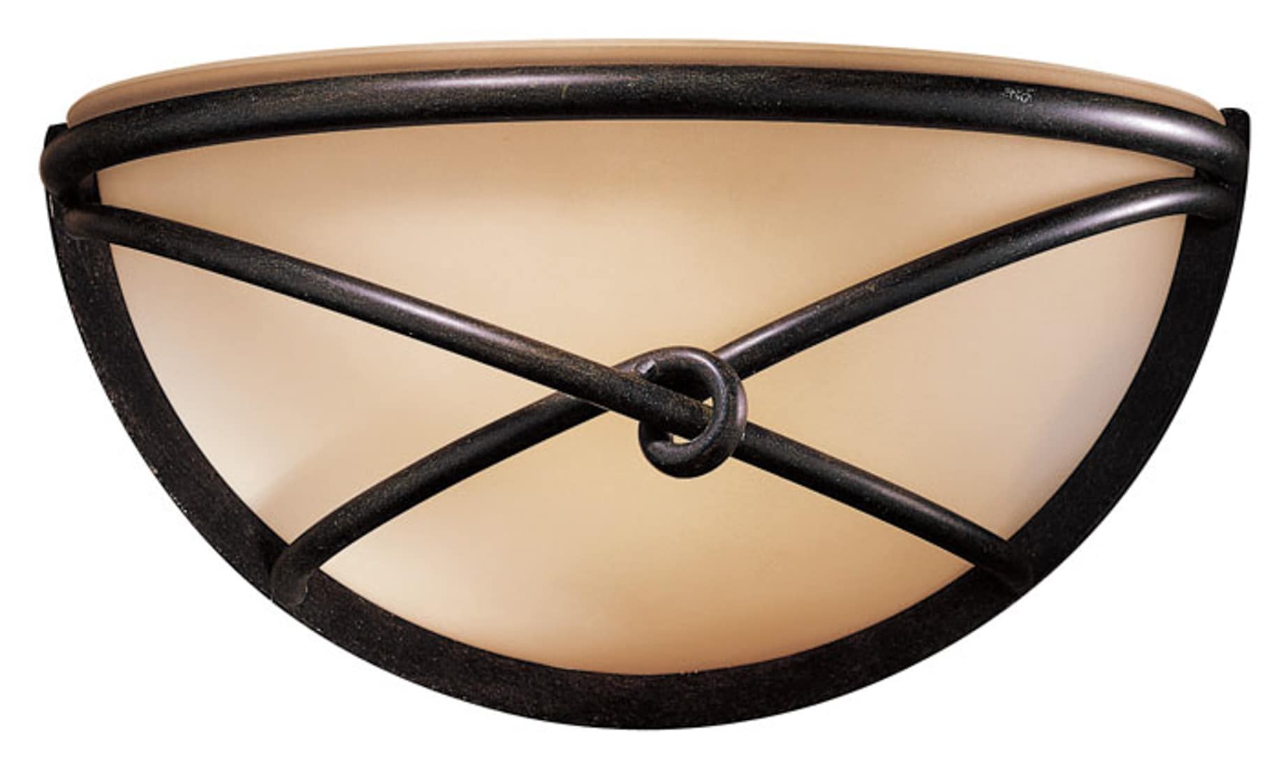 Minka Lavery 1971-138 Aspen II 12.75-in W 1 -Light Distressed Bronze Wall Sconce