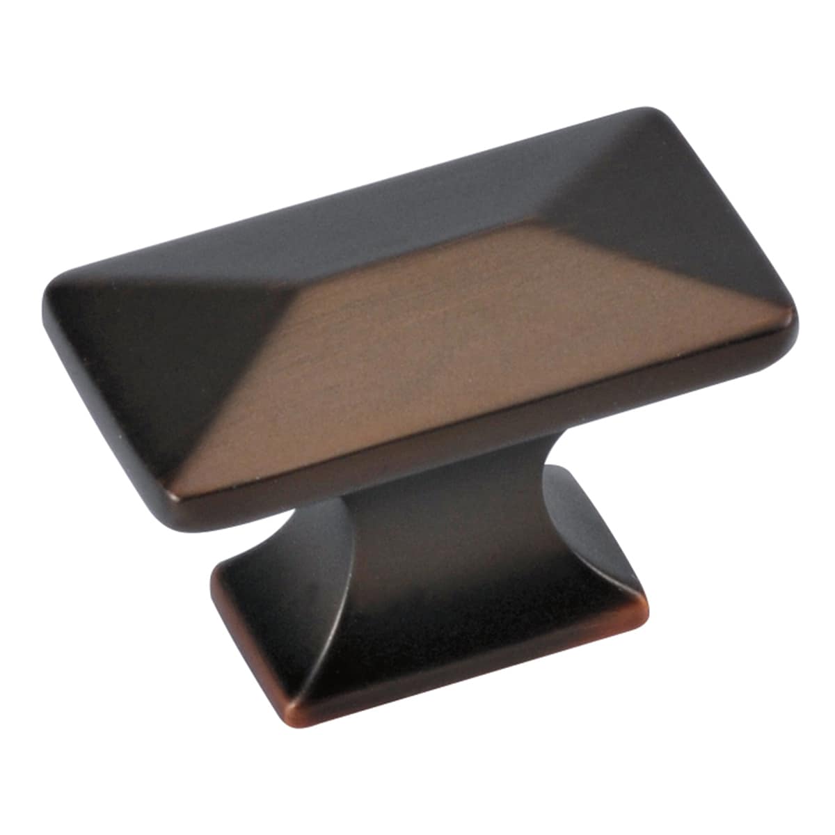 Hickory Hardware P2150-RB Bungalow 1-1/4-in Refined Bronze Rectangular Transitional Cabinet Knob