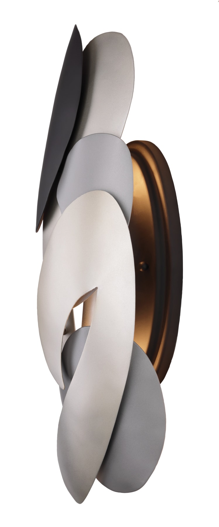 George Kovacs P1332-780 Metalo Misto 7-in W 2 -Light Multiple finishes Multiple colors Wall Sconce