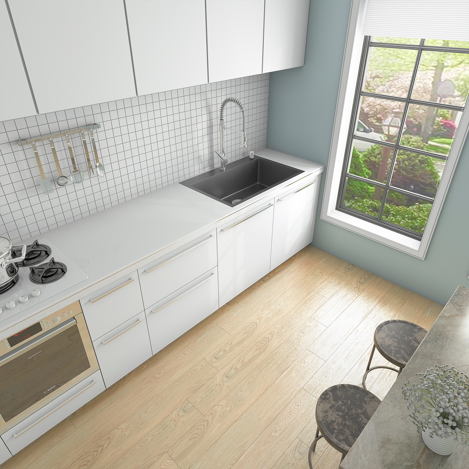 Sinber HT3322S-BR Kitchen-Sinks - View #6