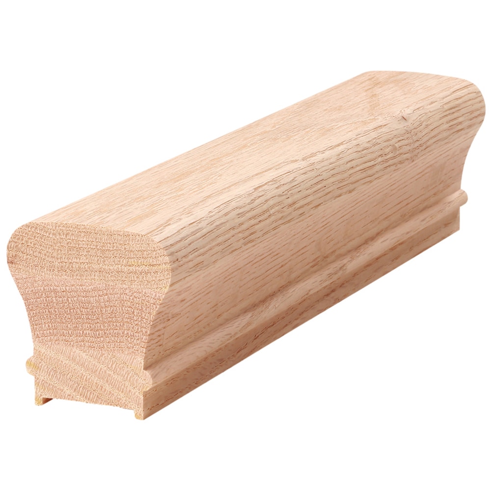  P601012ETOAK 2.25-in x 144.0-in Unfinished Unfinished Wood Red oak Handrail