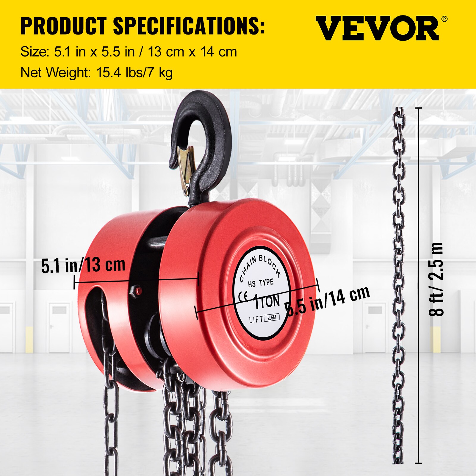 VEVOR SLHLHSY1T2.5MNZNEV0 Chain-Accessories - View #11
