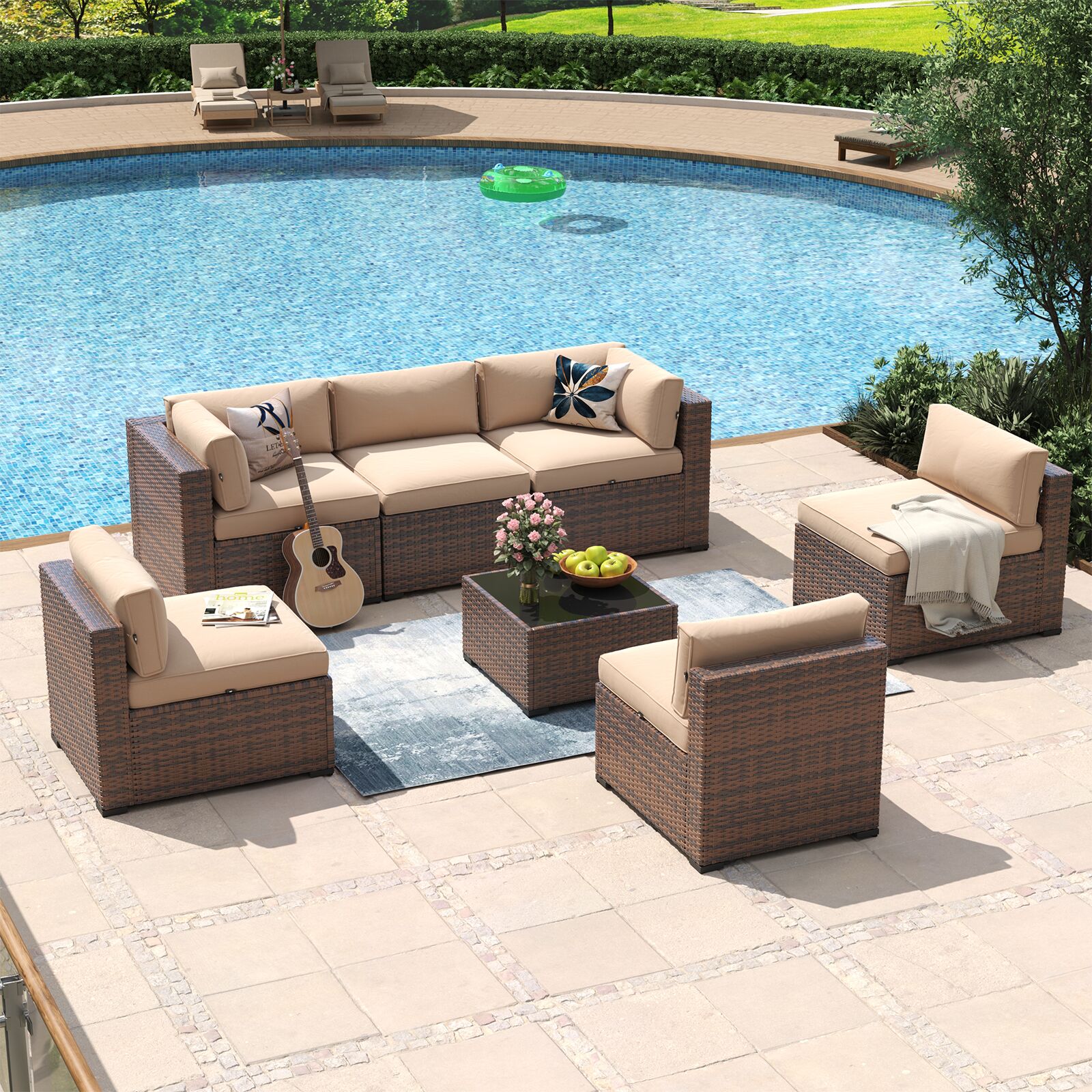 AOXUN LS-039BUAB Patio-Conversation-Sets - View #2