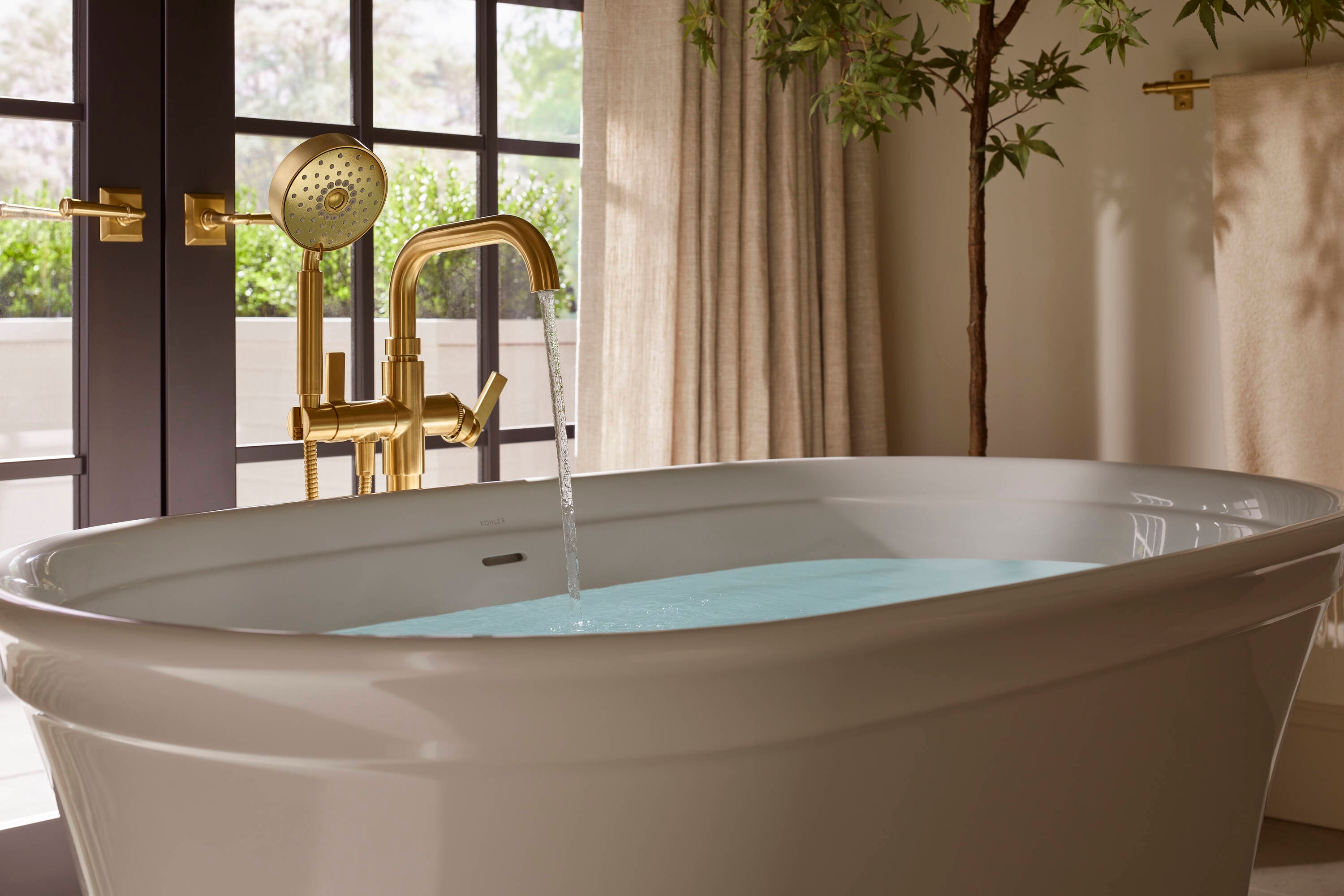 KOHLER T35924-4-BN Roman-Tub-Faucets - View #4