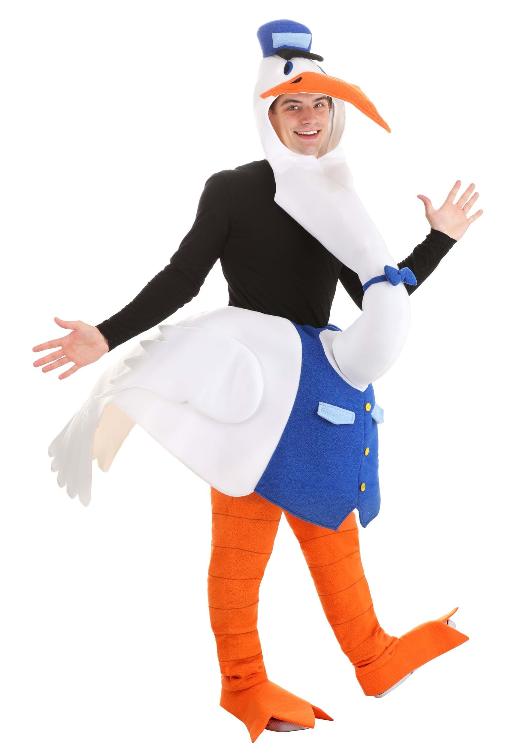 HalloweenCostumes.com FUN3326AD-S FUN Costumes Stork Adult Costume Small
