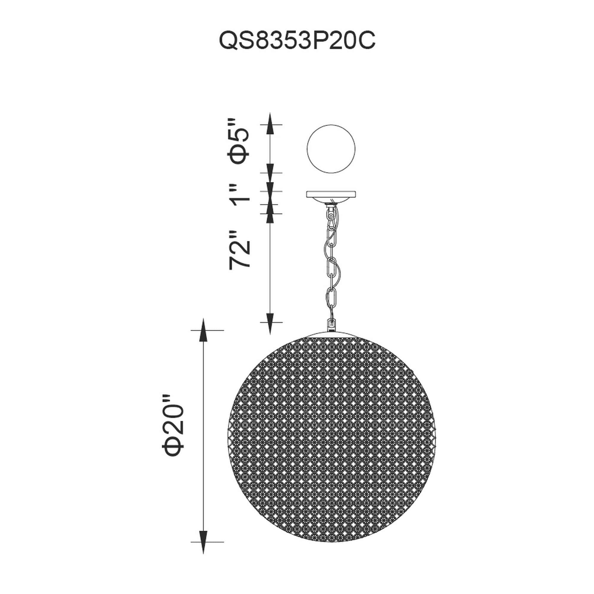 CWI Lighting QS8353P20C b090015 - View #6