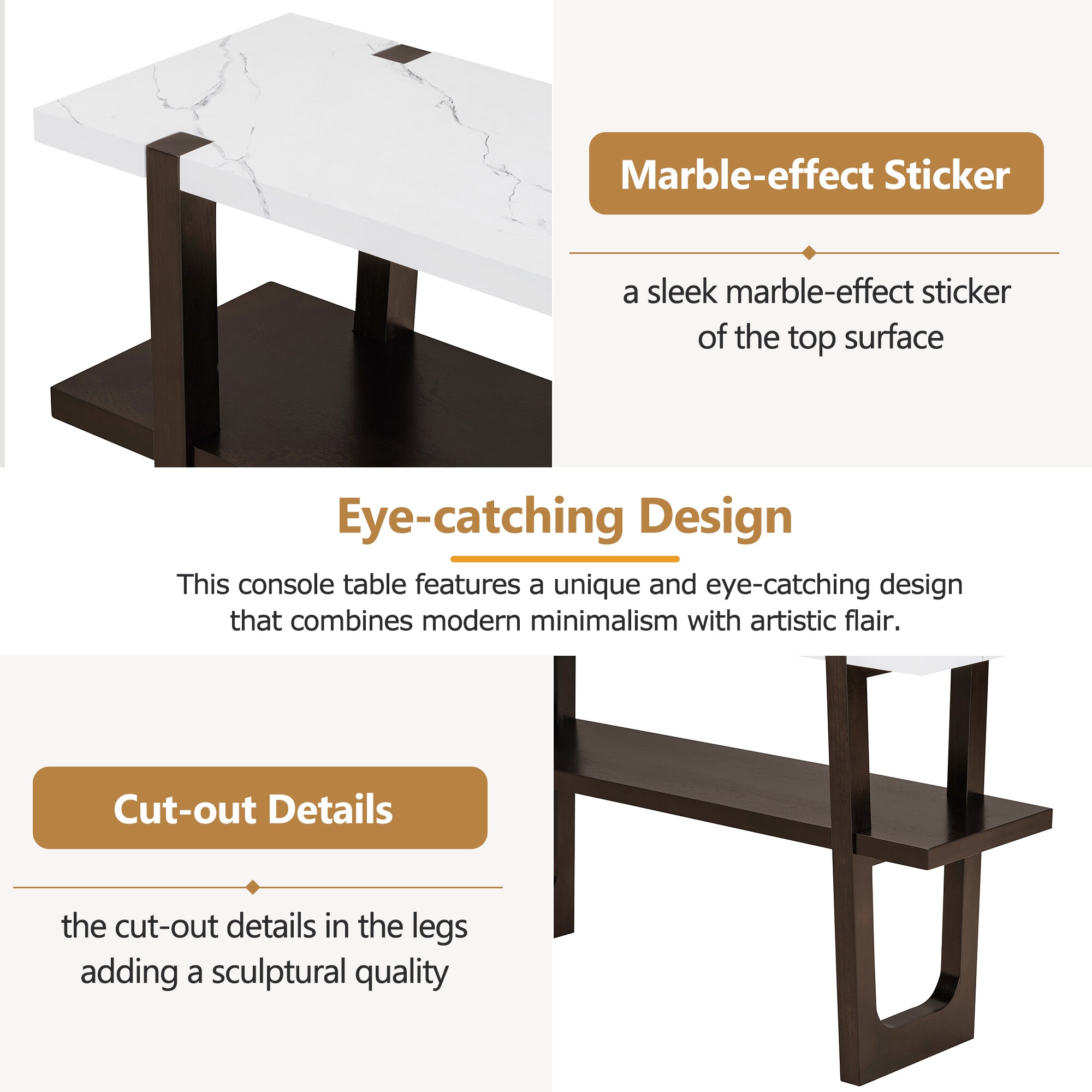 SINOFURN SYA330166BN Console-Sofa-Tables - View #10