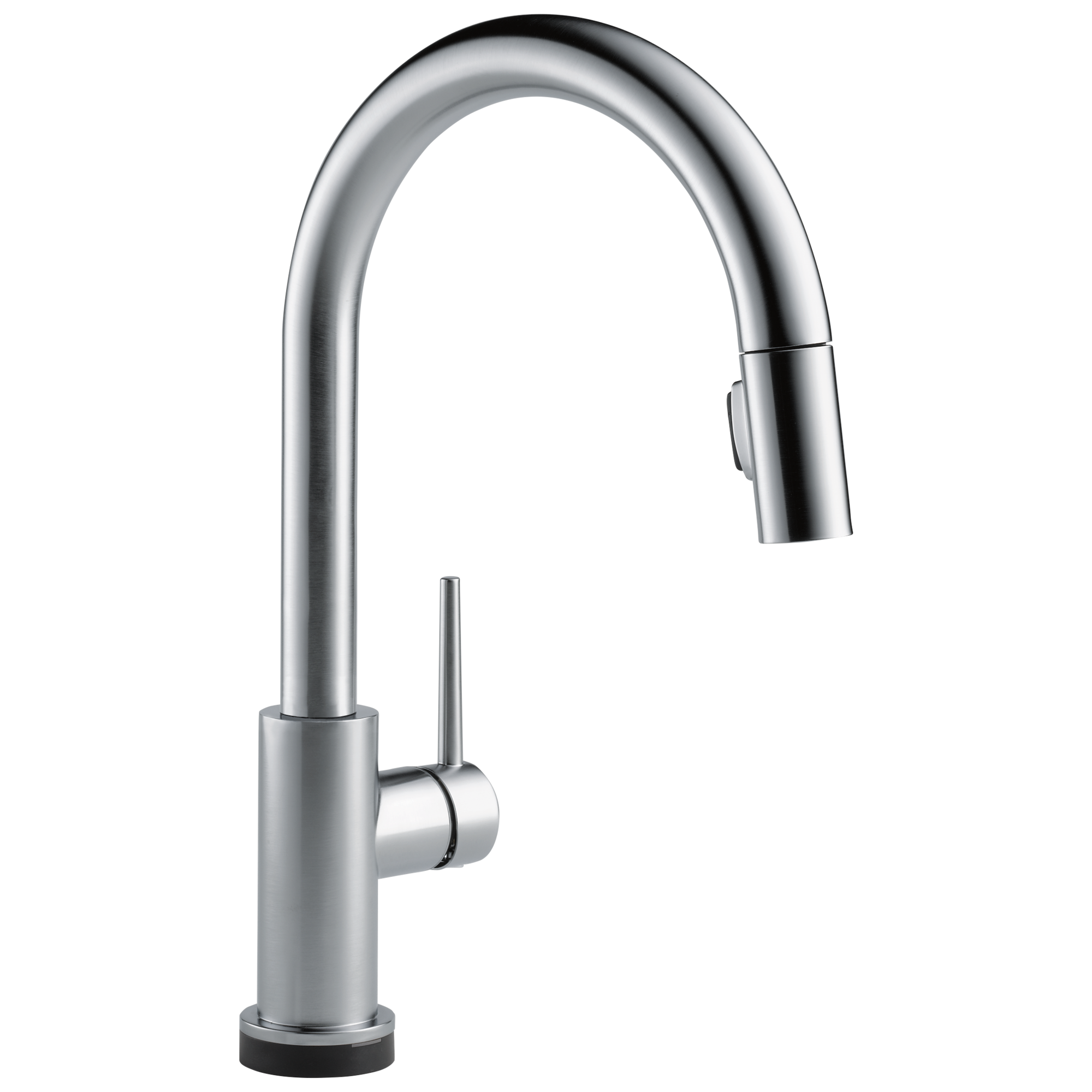 Delta 9159TV-AR-DST Trinsic VoiceIQ Arctic Stainless Single Handle Deck-mount Voice Activated Pull-down Kitchen Faucet with Sprayer