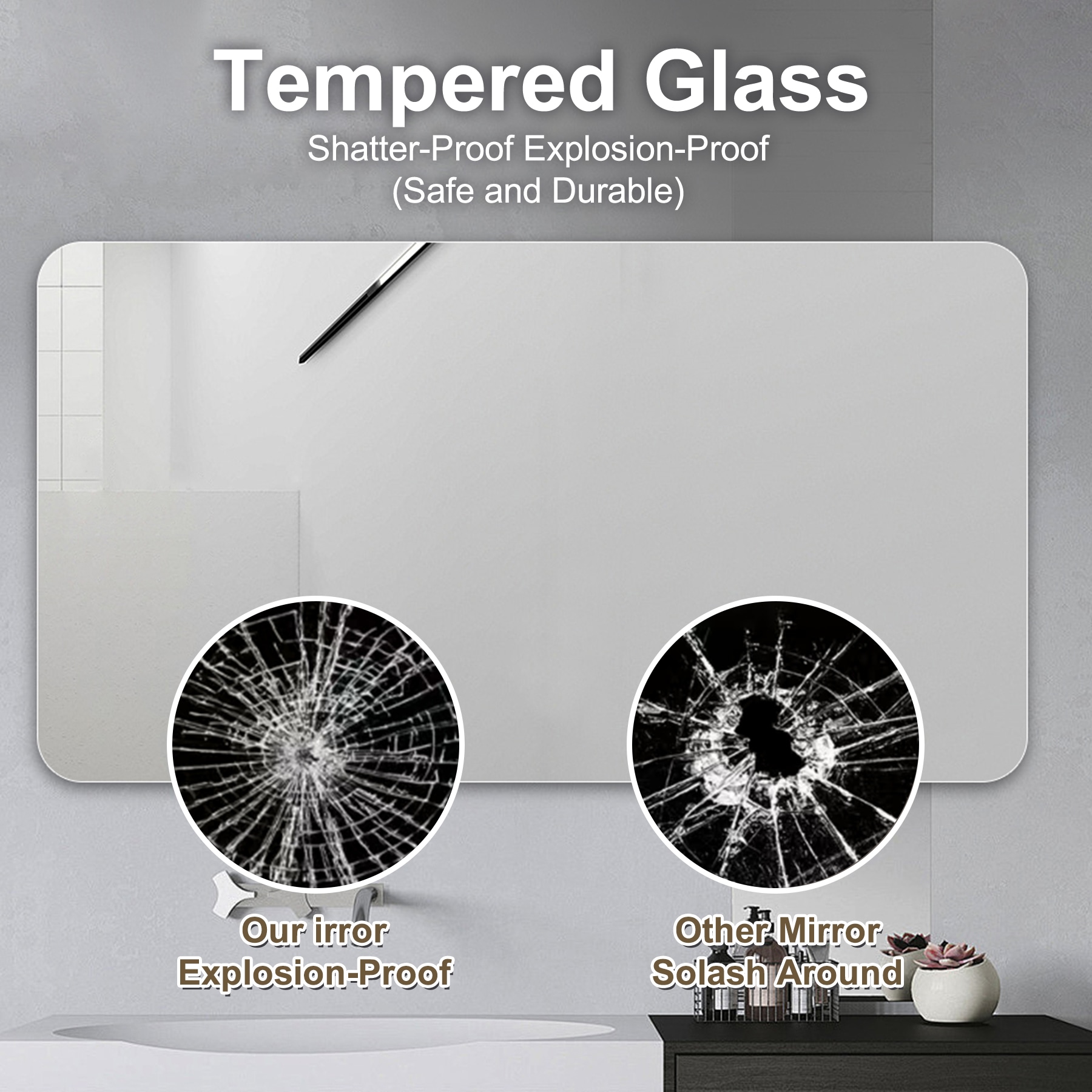 Tatayosi XH-178995 Framed-Bath-Mirrors - View #5