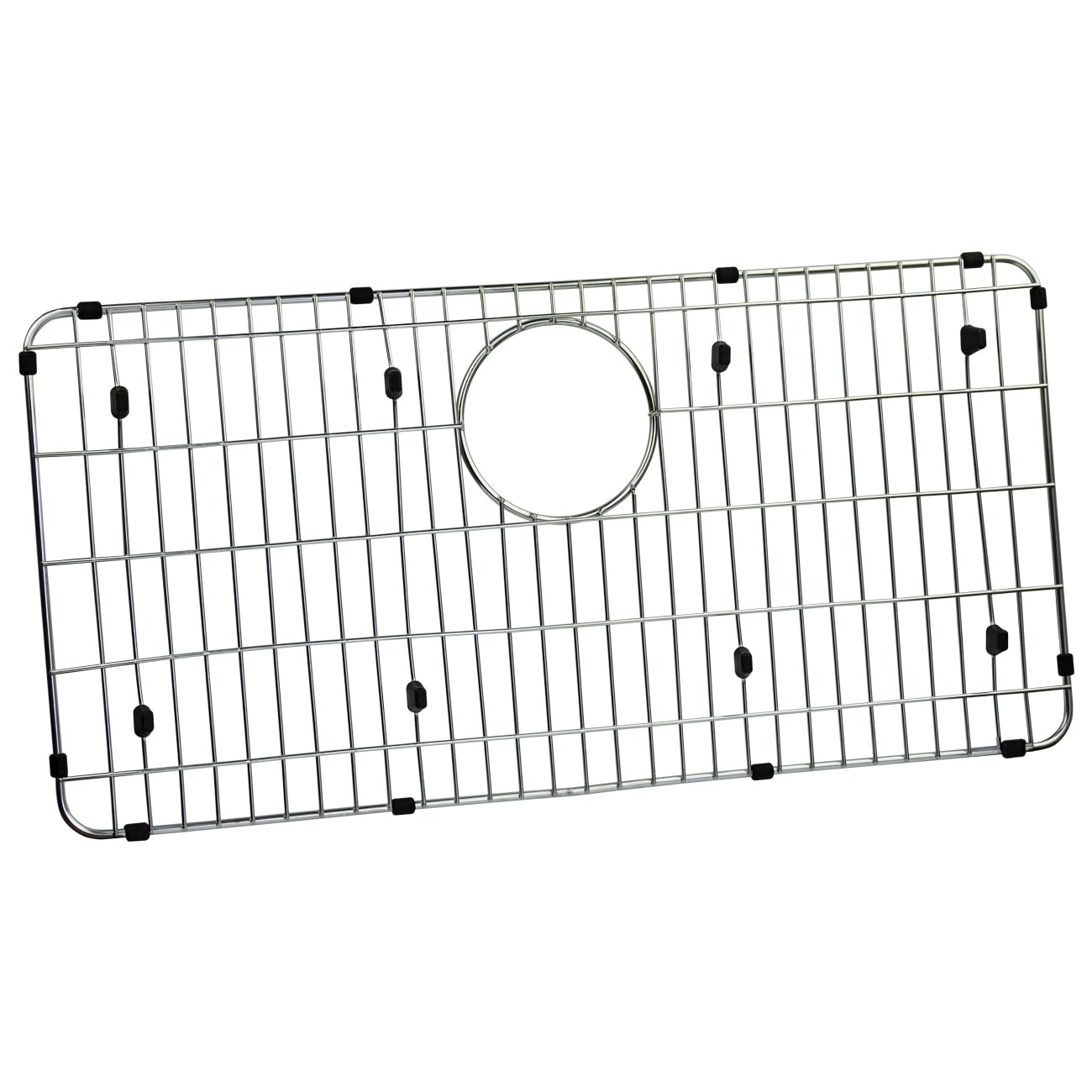 KIWDZFU Kitchen Sink Grate Twenty Seven and a Half by Thirteen and a Half by One and a Quarter Inches Stainless Steel Sink Protector with #LKI0826A0386
