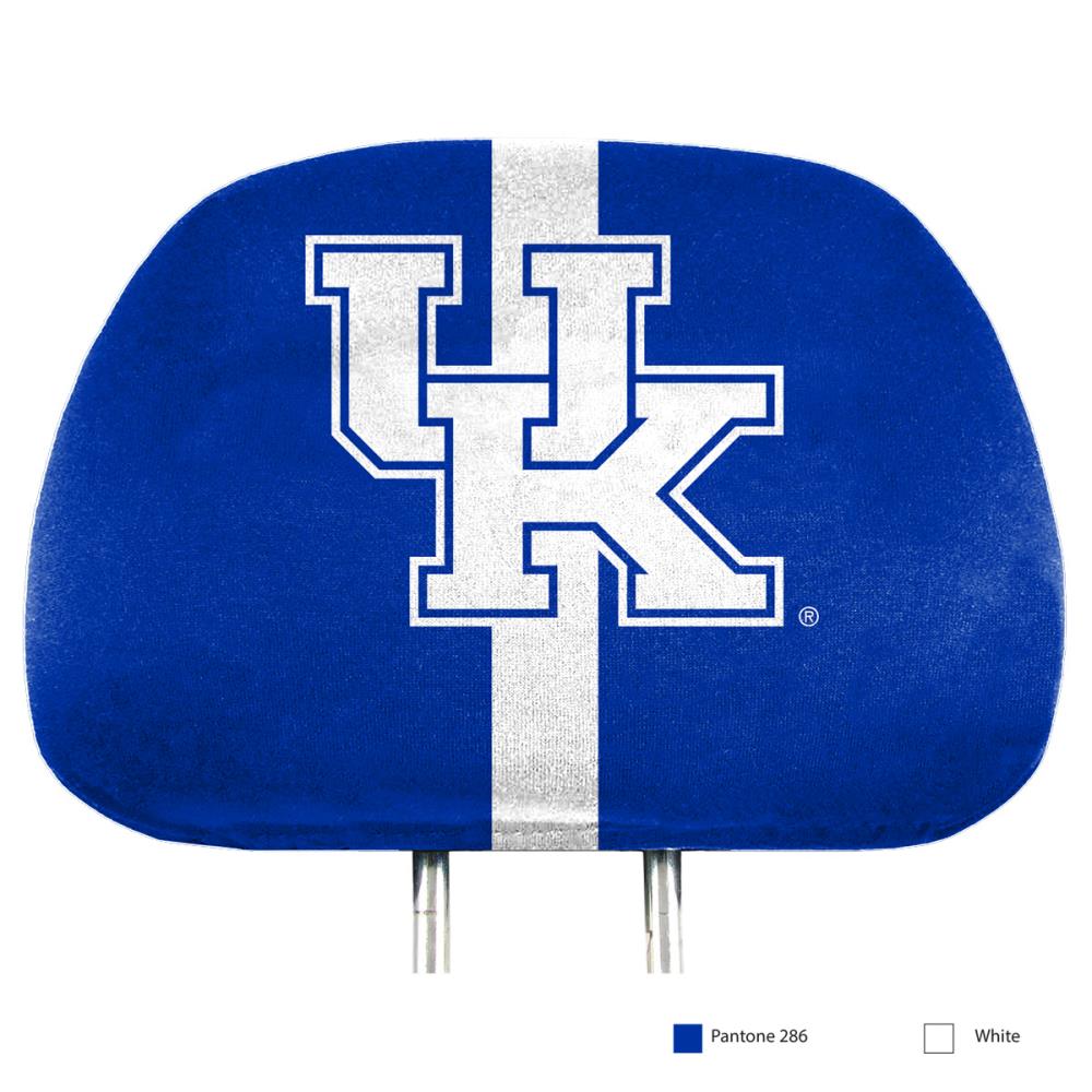 Perfect to University of Kentucky WildCats Fan University of Kentucky Head Rest Cover and Floor mat.Logo On Front and Rear Auto Floor Liner You get 2 headrest covers and 4 Floor Mat in this gift set 