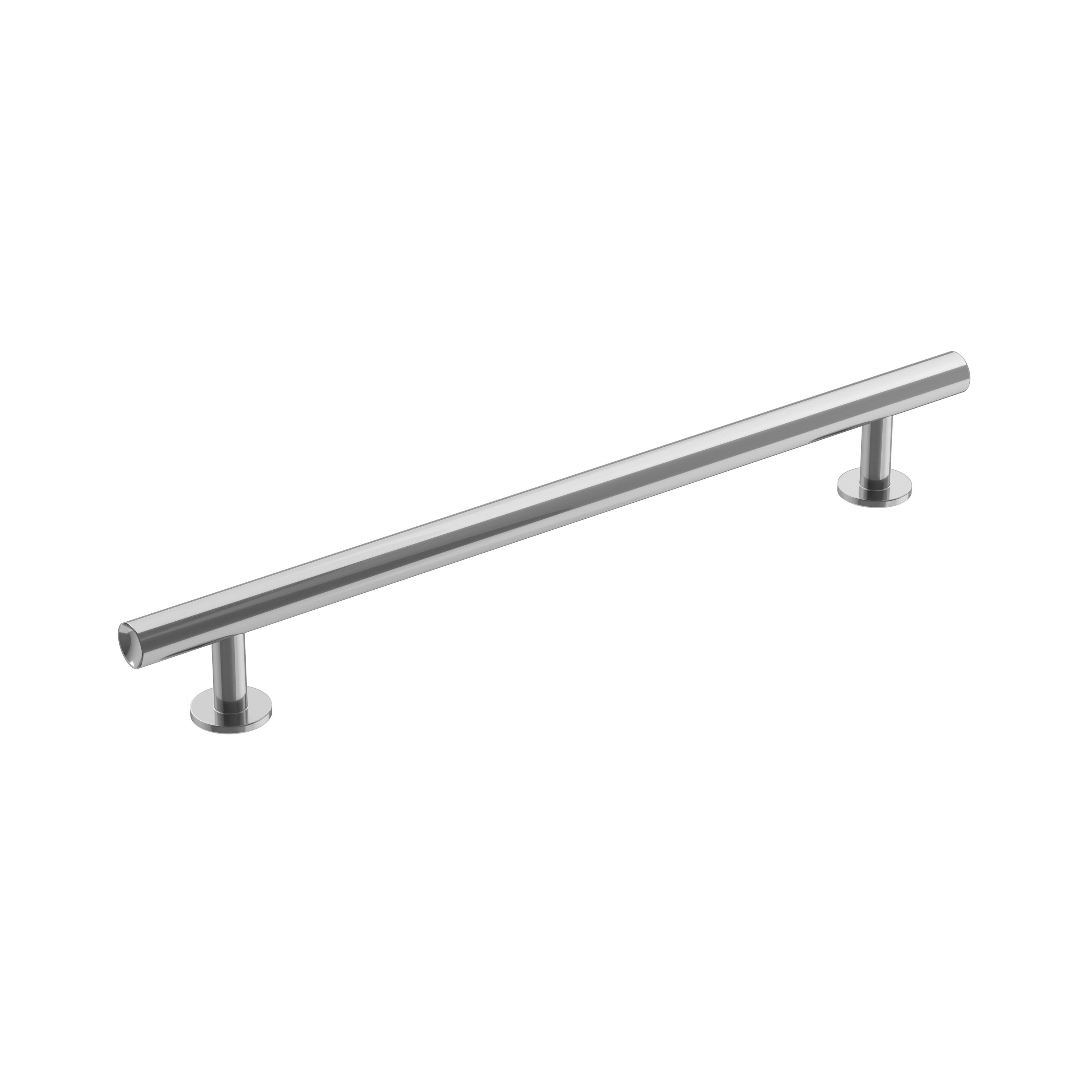 Amerock BP3686826 Radius 7-9/16-in , 192mm Center to Center Polished Chrome Cylindrical Bar