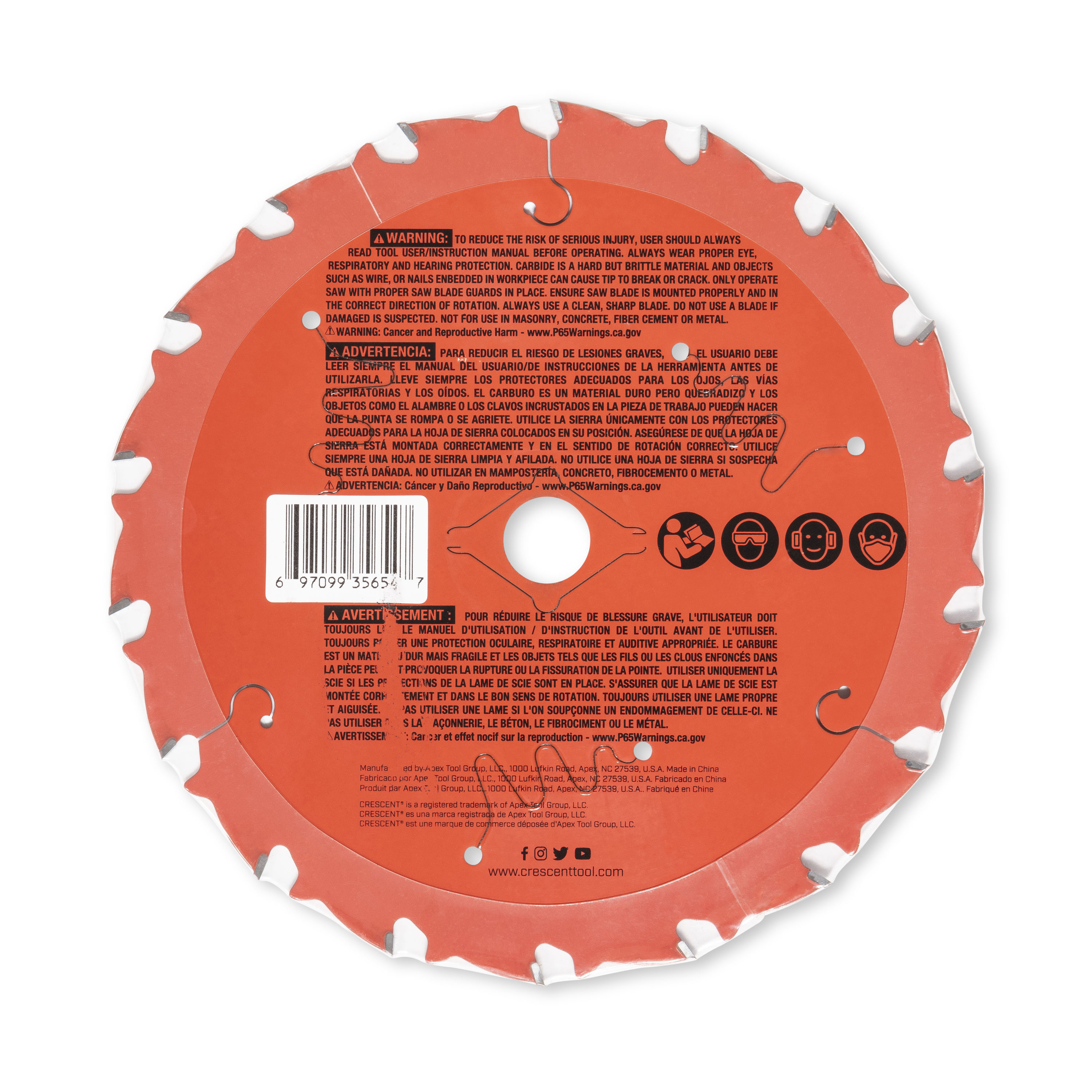 Crescent CSBFR-618 Circular-Saw-Blades - View #6