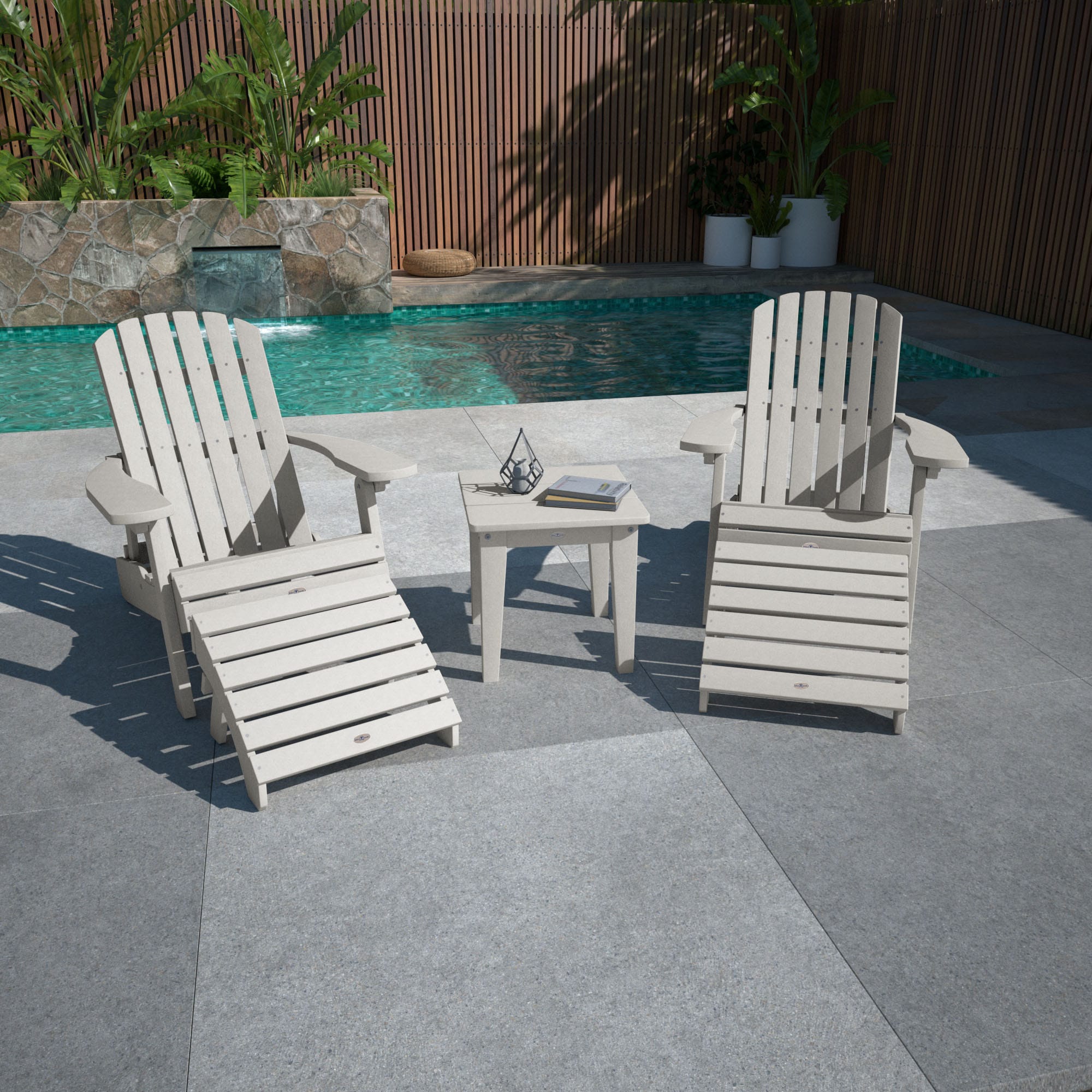 highwood BV-KT5CHL104-CGR 5 -Piece Patio Conversation Set