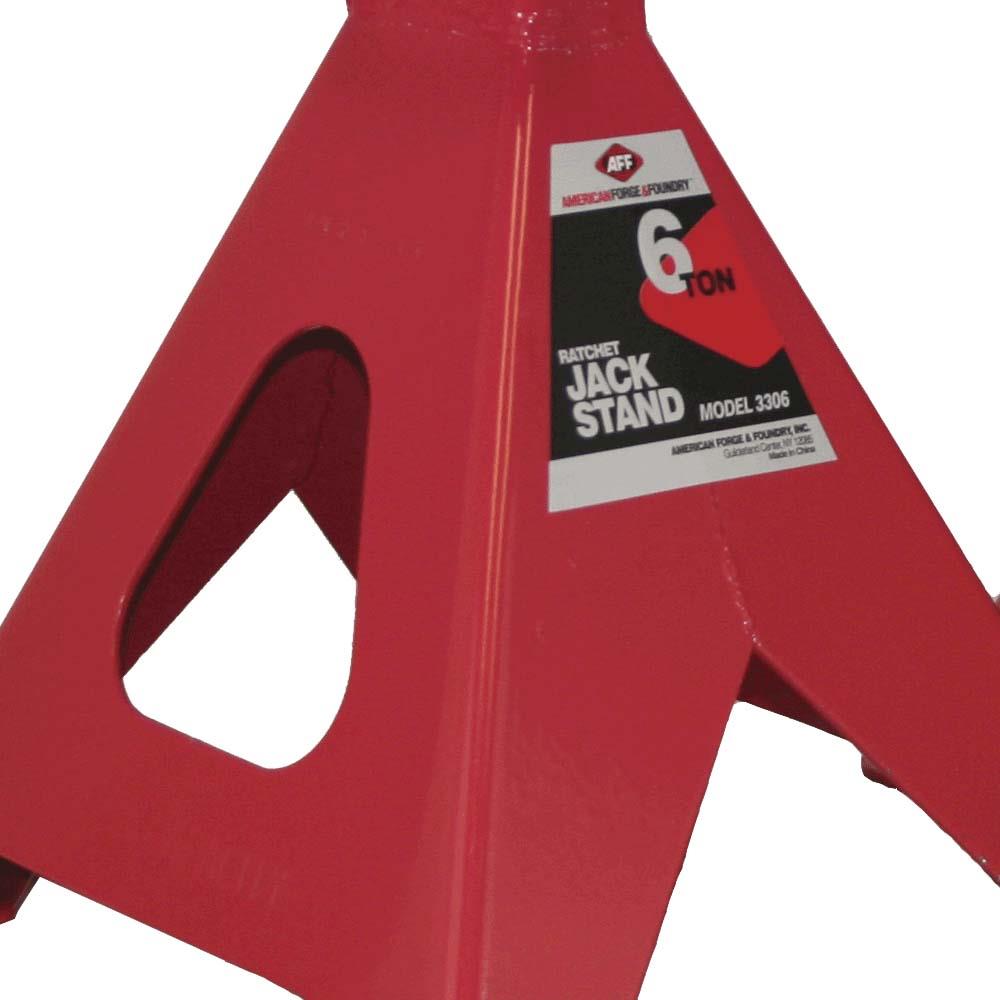 1 Pair Self-Locking Design Jack Stands Apextreme Steel Jack Stands 6 Ton Capacity 