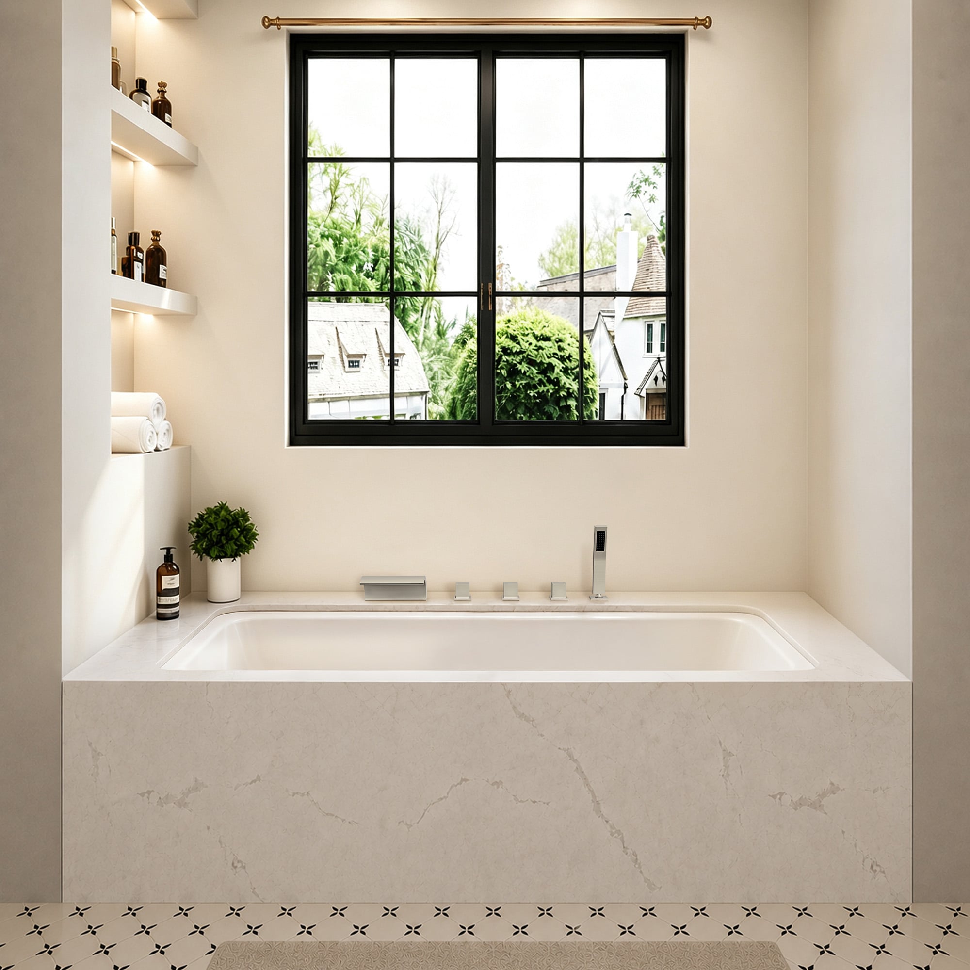 EVERSTEIN SFS-1159-NK Roman-Tub-Faucets - View #3