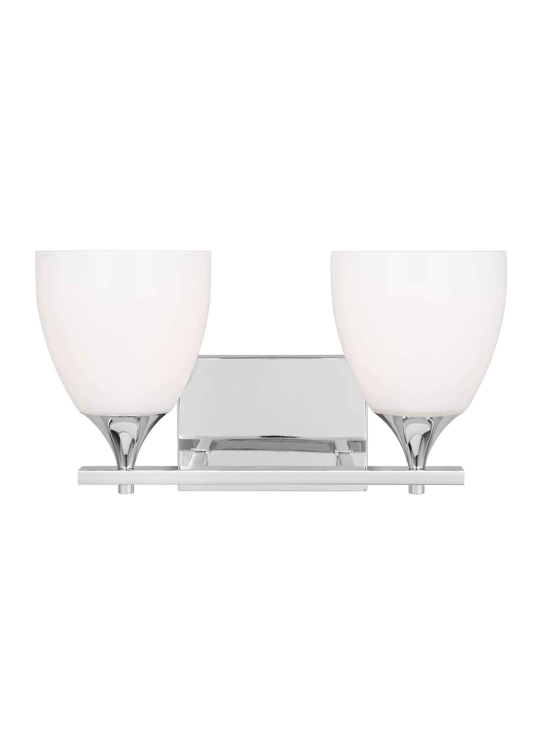 Scott Living DJV1022CH Toffino 16-in 2 -Light Chrome Modern/contemporary Vanity light