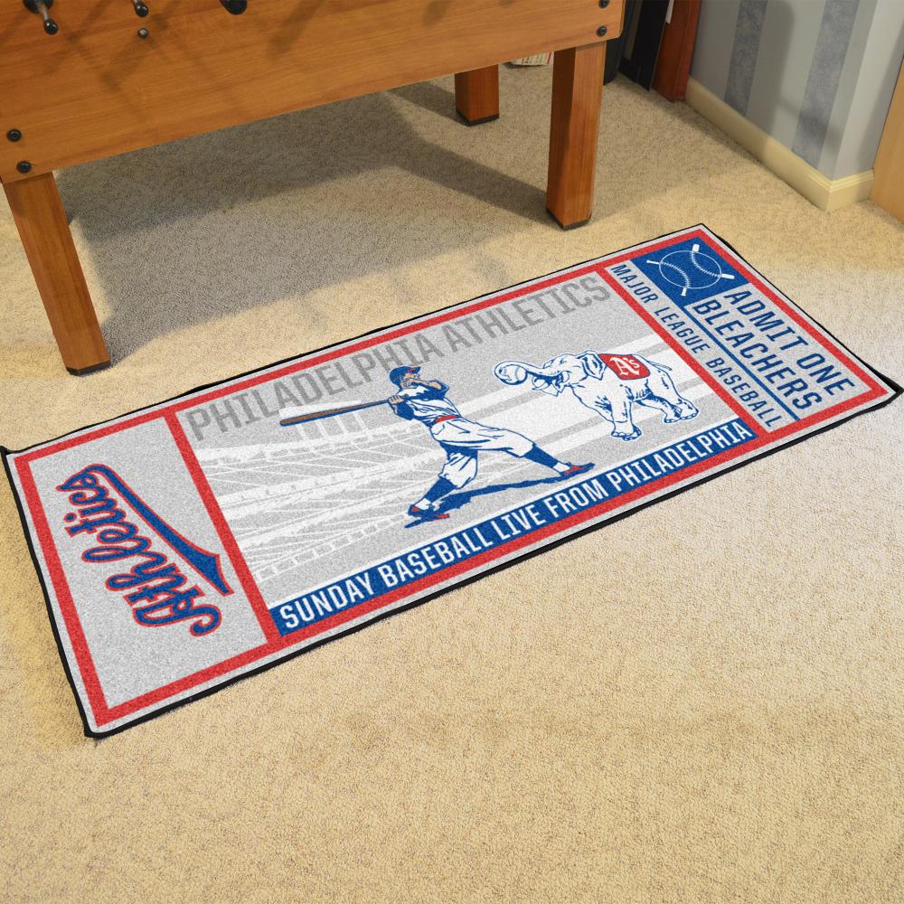 Fanmats New York Mets 8ft. x 10 ft. Plush Area Rug - Retro Collection