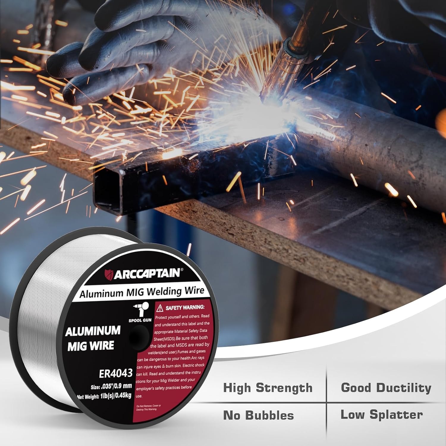 Arccaptain ARER4043-12 Consumable-Welding-Wire - View #2