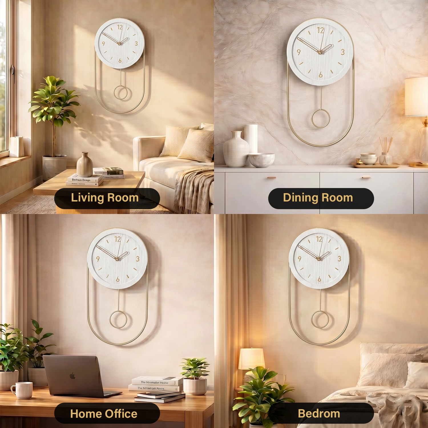 Clockswise QI004967.WT Indoor-Outdoor-Clocks - View #7
