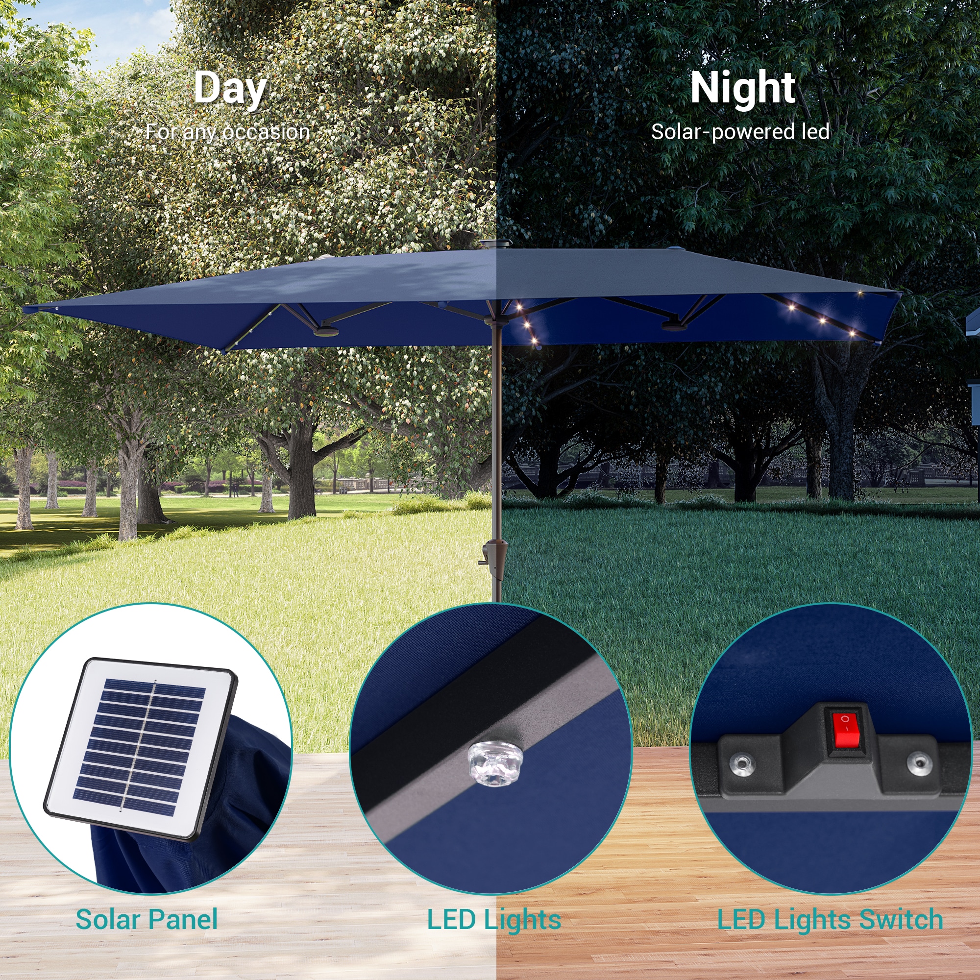 Sonkuki SD-TJLED10WH Umbrellas-2 - View #7