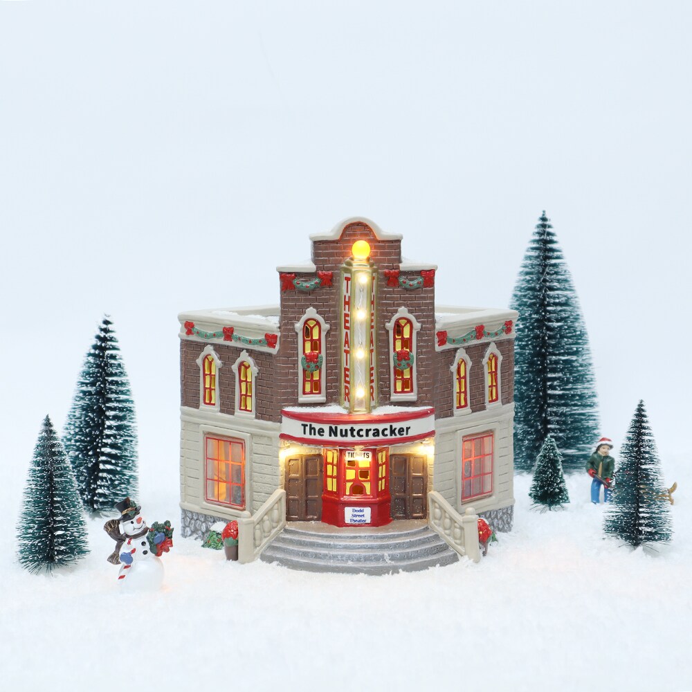 Carole Towne Ct Devon Bakery Lighted Village Scene in the Christmas  Villages department at