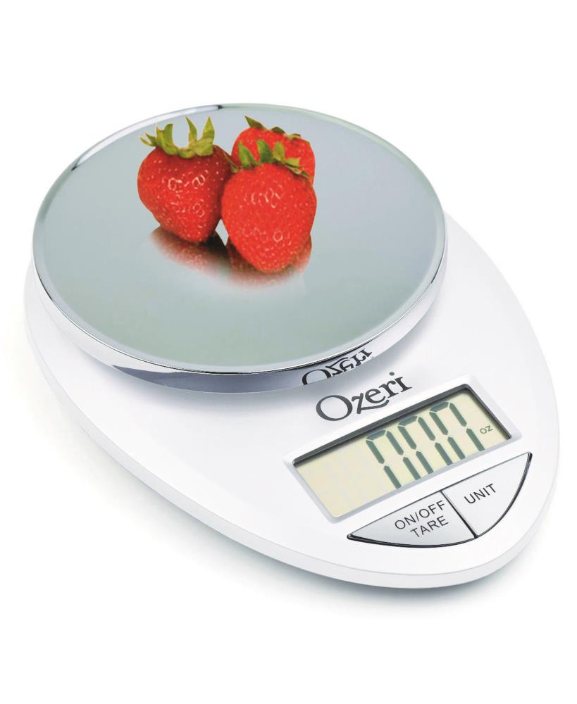 Ozeri White Battery Operated Digital Kitchen Scale In The Specialty   12235782 