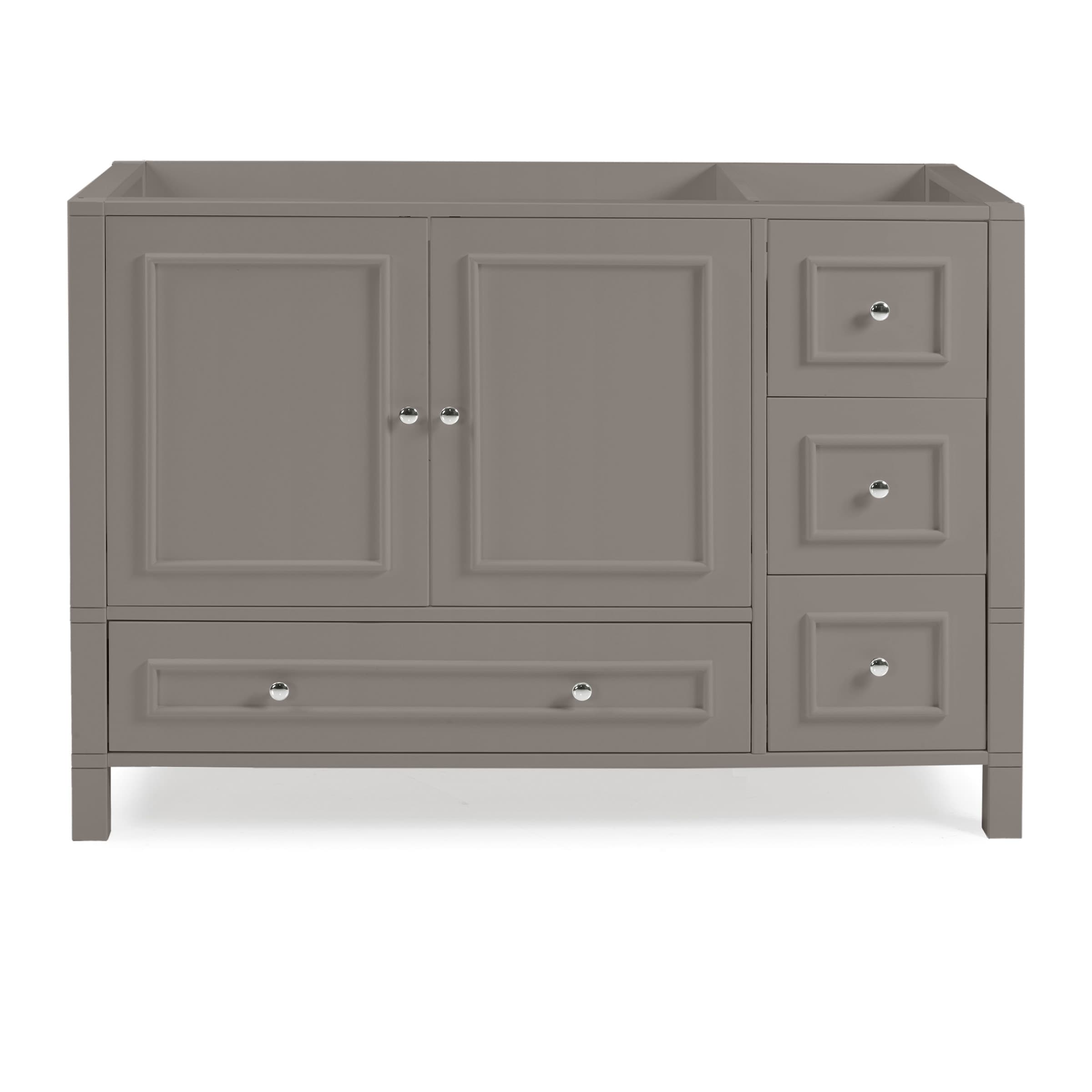 Alaterre Furniture AVAN4840BB Williamsburg Assembly Required 48-in Gray