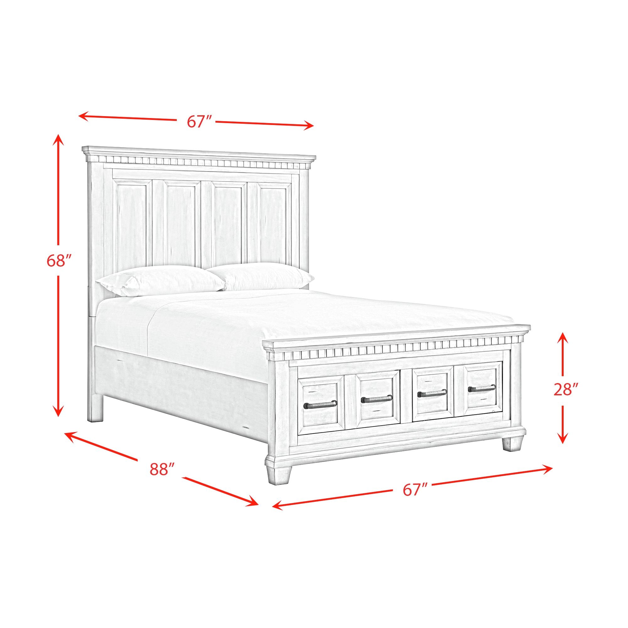 Picket House Furnishings B-10530-7-QSB-3PC Bedroom-Sets - View #8