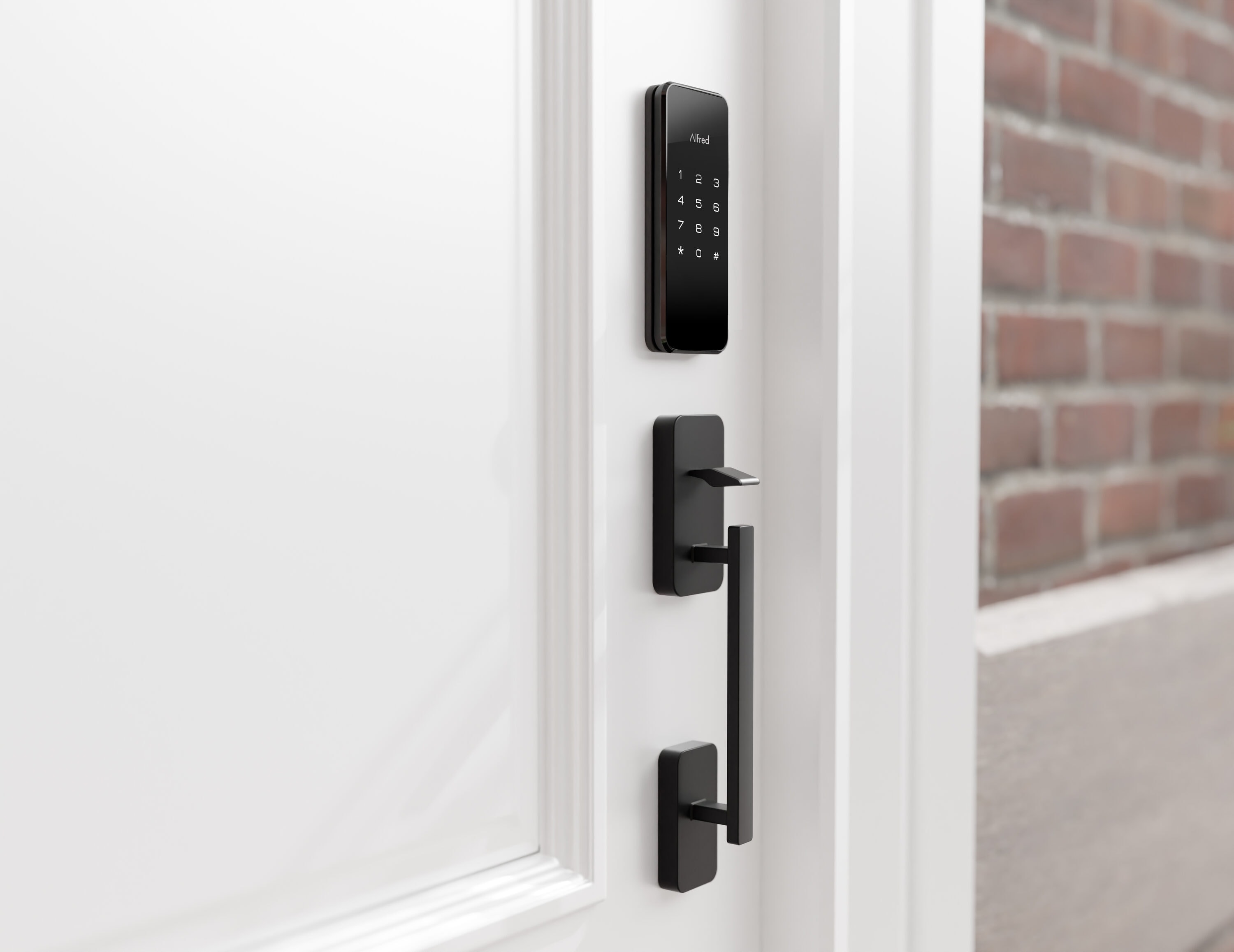 Alfred DB1S Black Smart Lock Electronic Deadbolt with Wifi Bluetooth Touchscreen Keypad DB1S-BL Sansujyuku sansujyuku.com