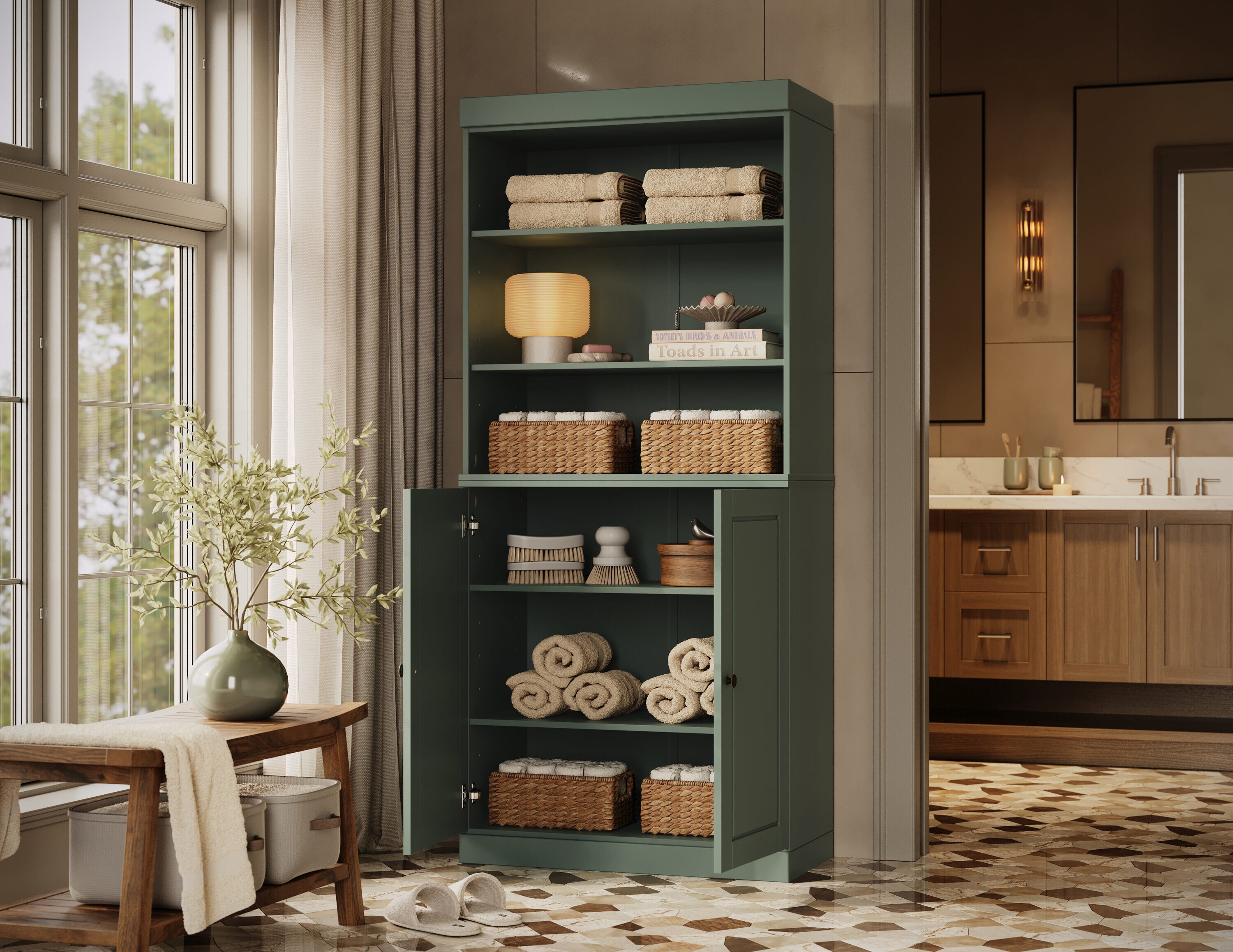 Palace Imports 659-13 Linen-Cabinets - View #2